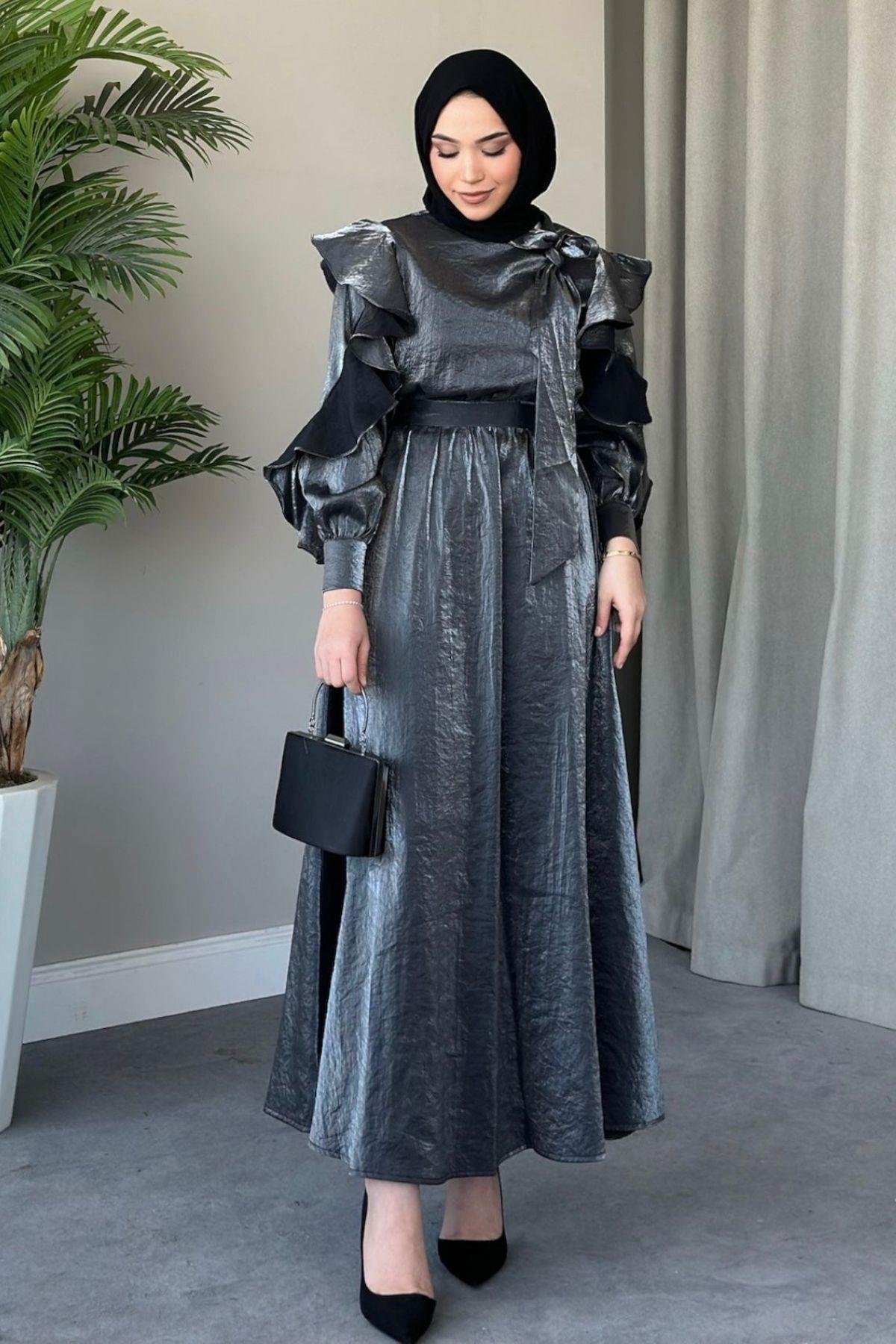 Hoppy Parlak Elbise Füme, Fiyatları 