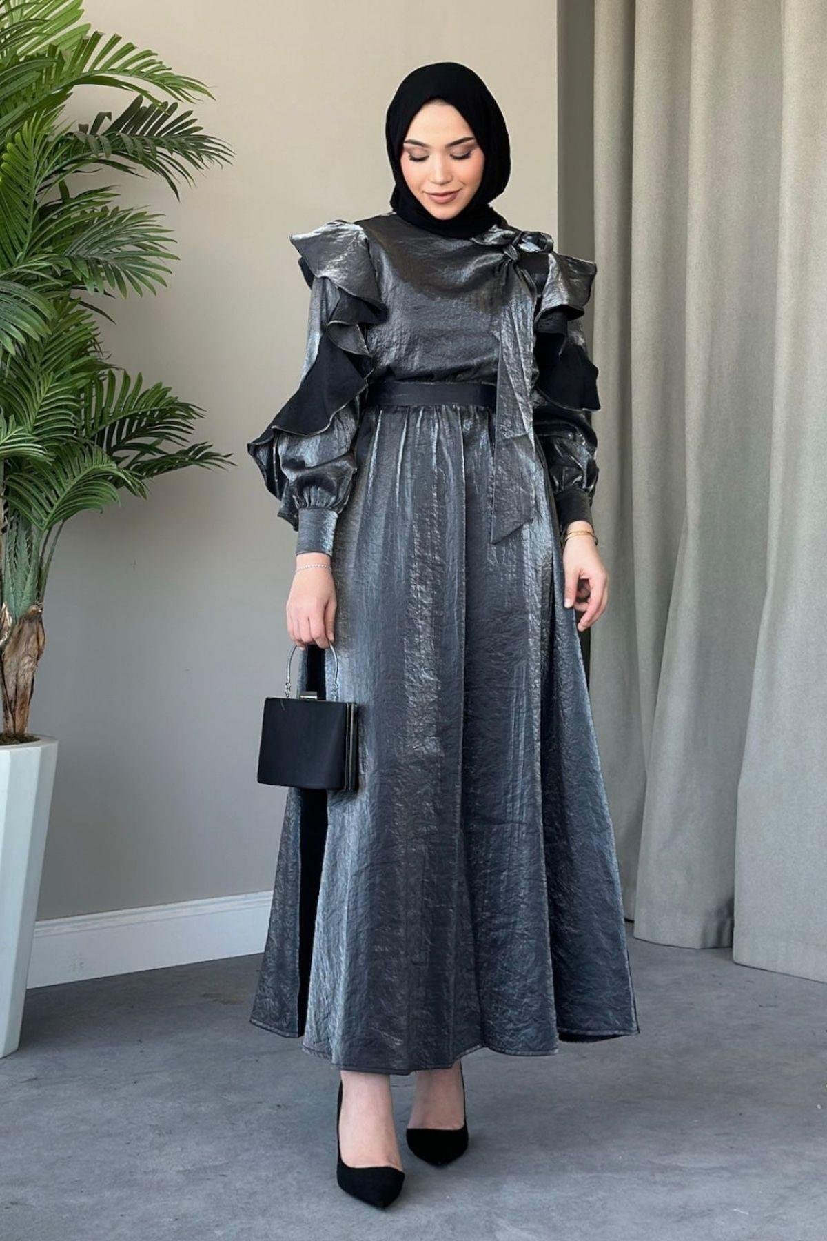 Hoppy Parlak Elbise Füme, Fiyatları 