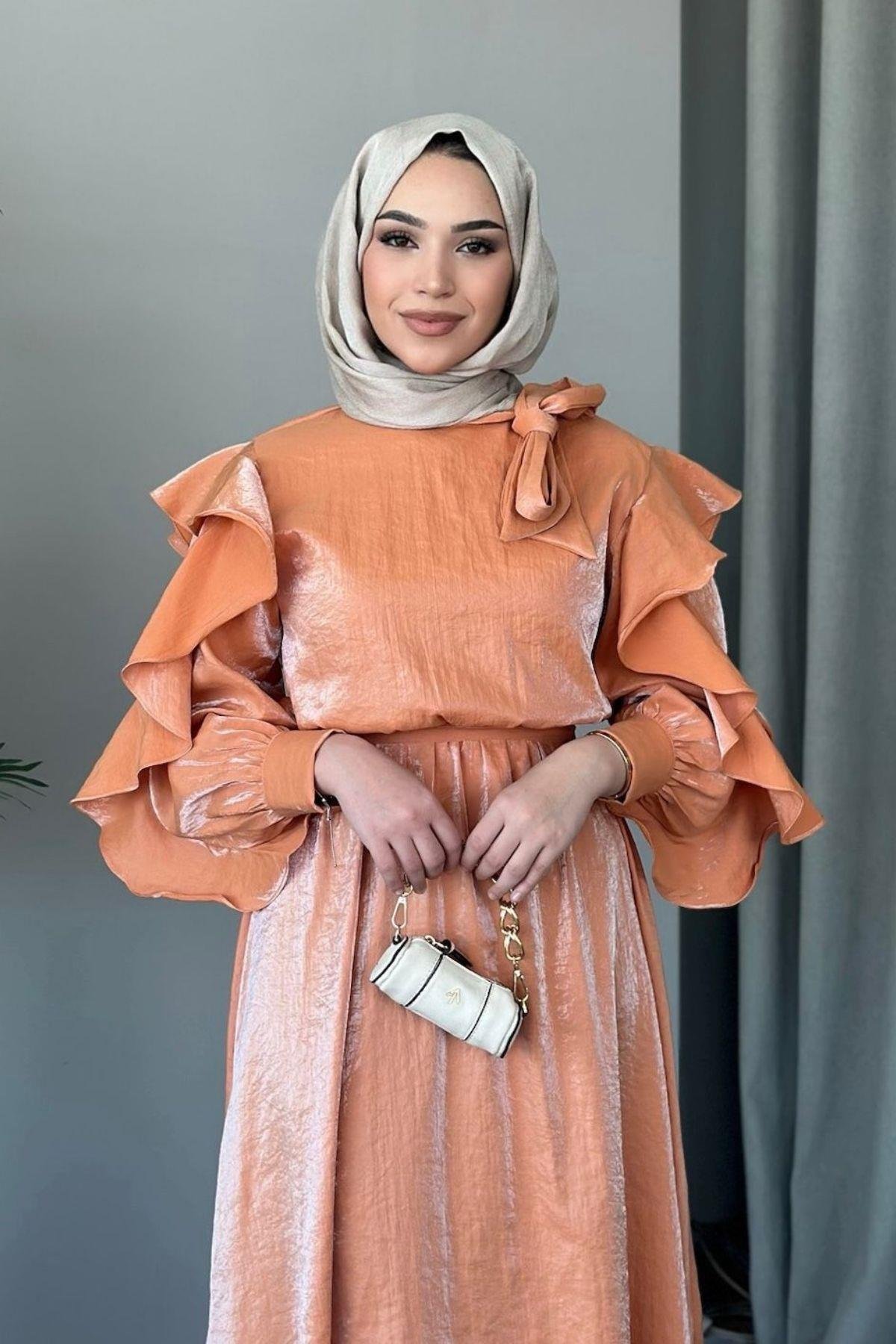 Hoppy Parlak Elbise Somon, Fiyatları 