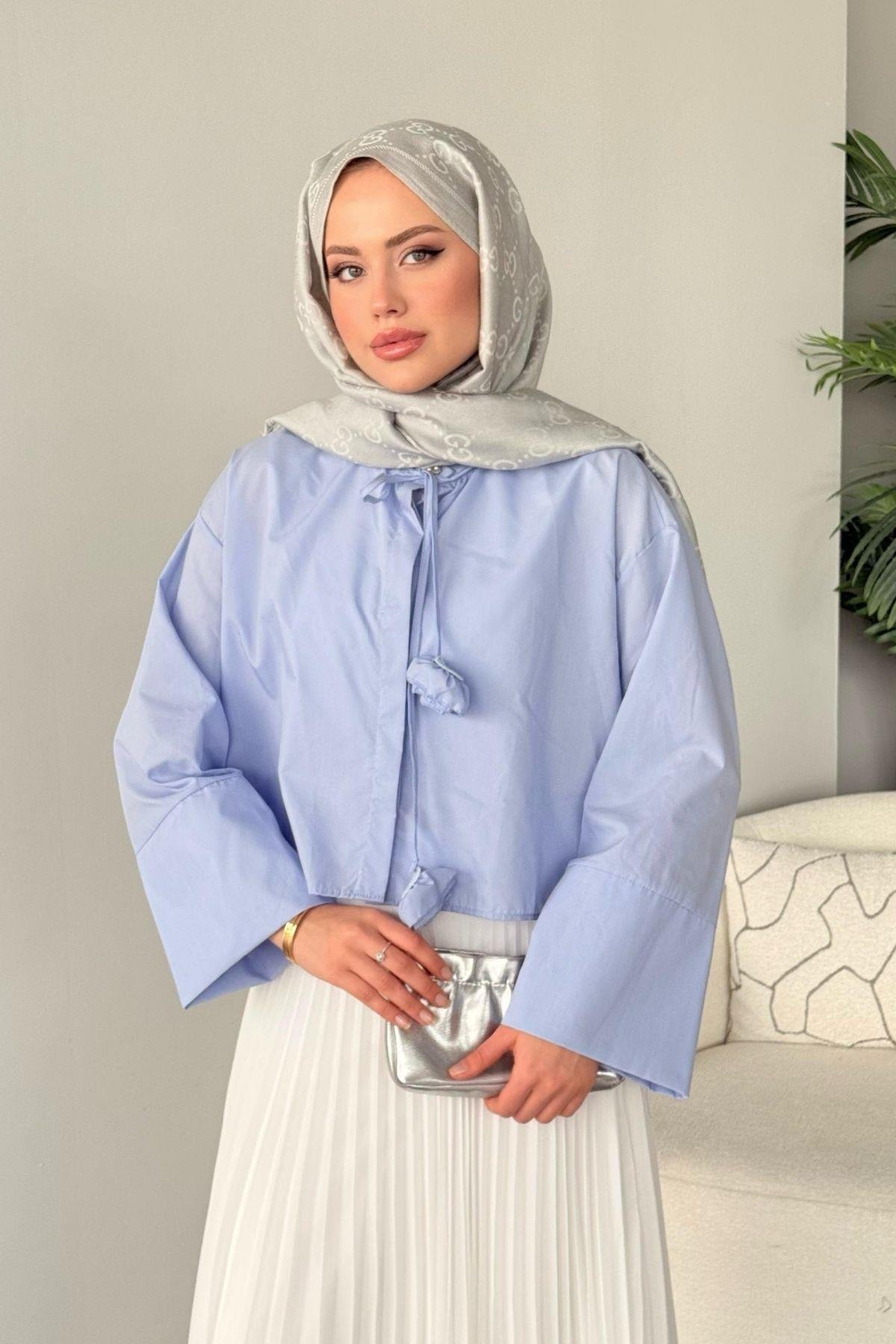 Huda Crop Gömlek Bebemavi, Fiyatları 