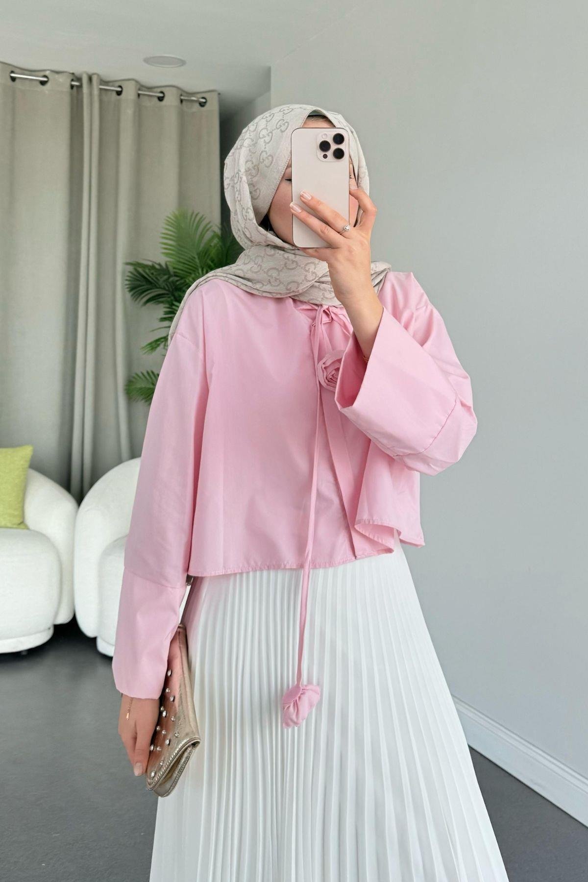 Huda Crop Gömlek Pudra, Fiyatları 