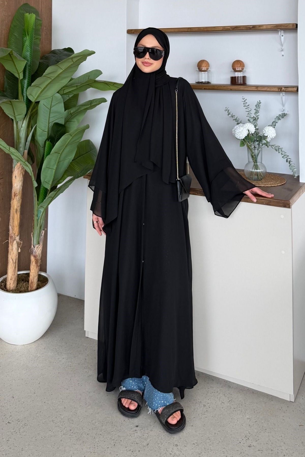 Hürrem Şallı Abaya Siyah, Fiyatları 