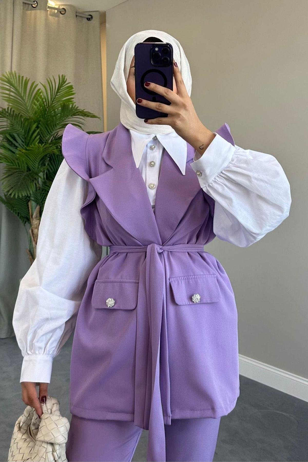 Hürrem Yelekli Takım Lila, Fiyatları 