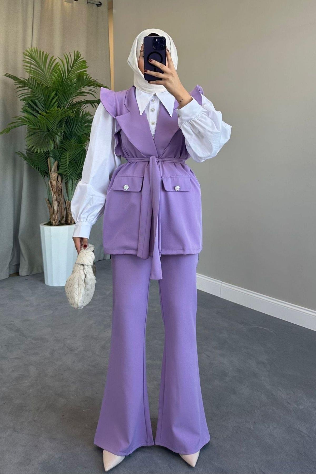 Hürrem Yelekli Takım Lila, Fiyatları 