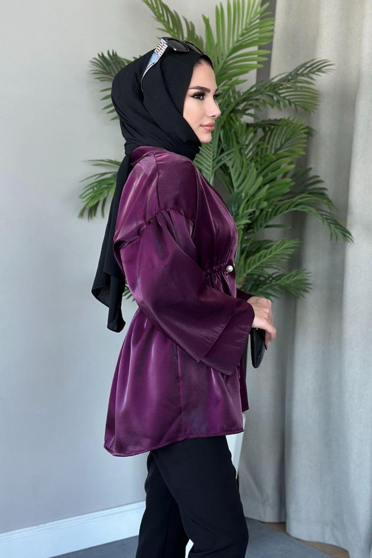 İğneli Tafta Ceket Mürdüm, Fiyatları 