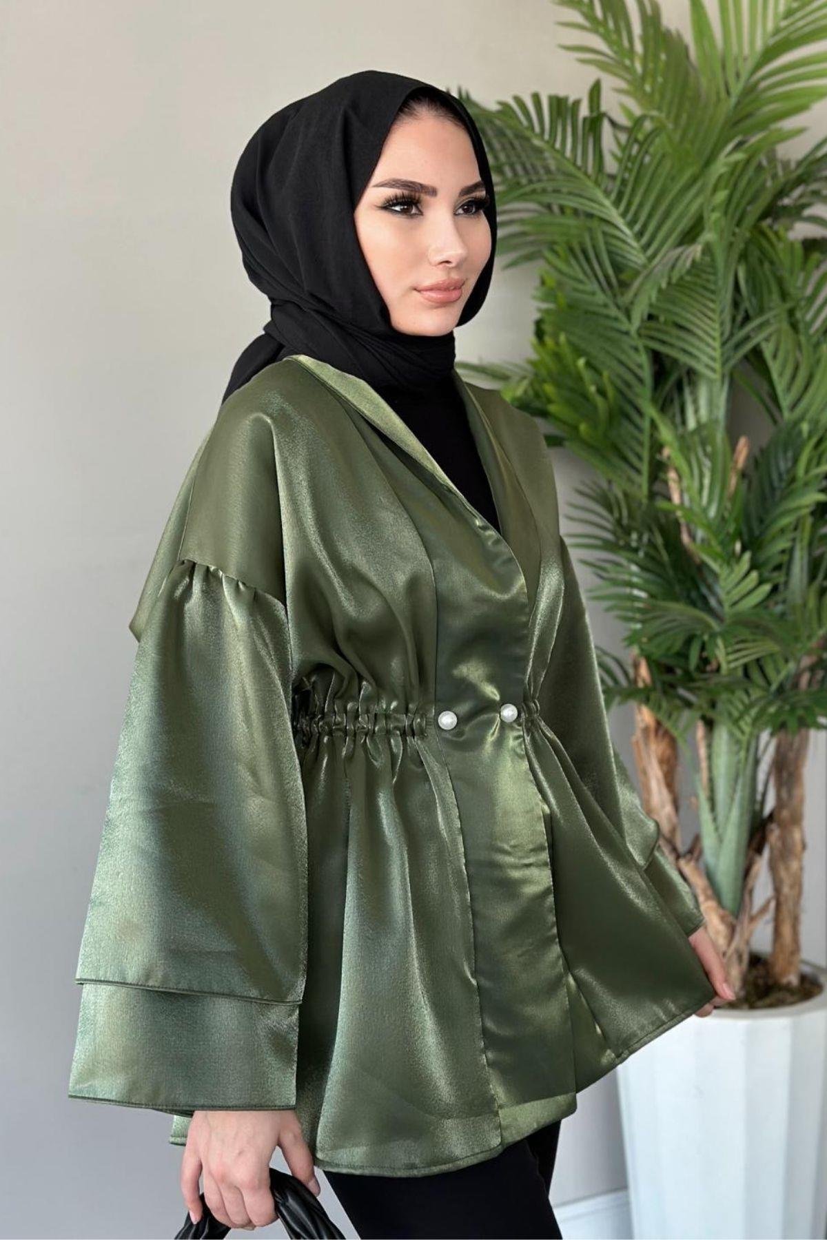 İğneli Tafta Ceket Yeşil, Fiyatları 