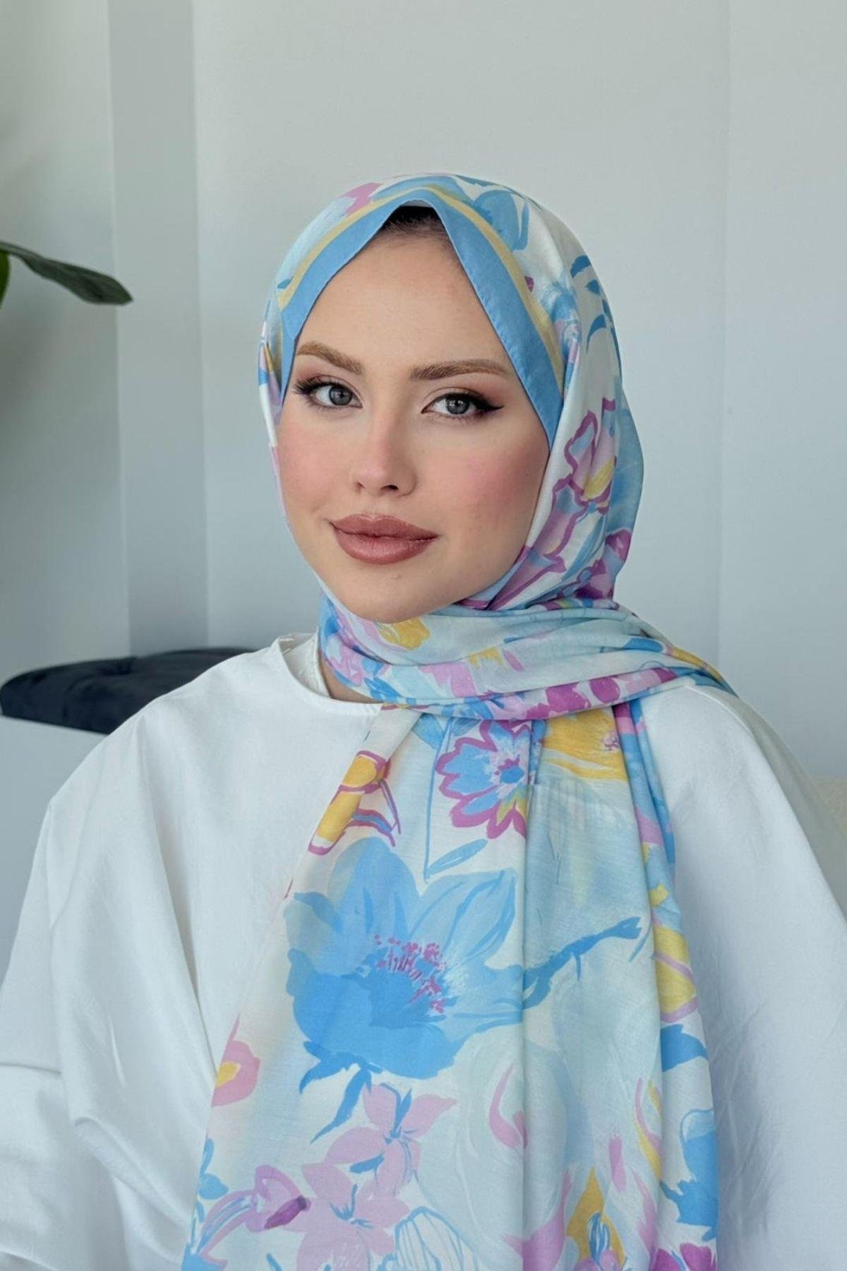 İkra Soft Şal Bebe Mavi, Fiyatları İkra Soft Şal Bebe Mavi- Haza Moda 