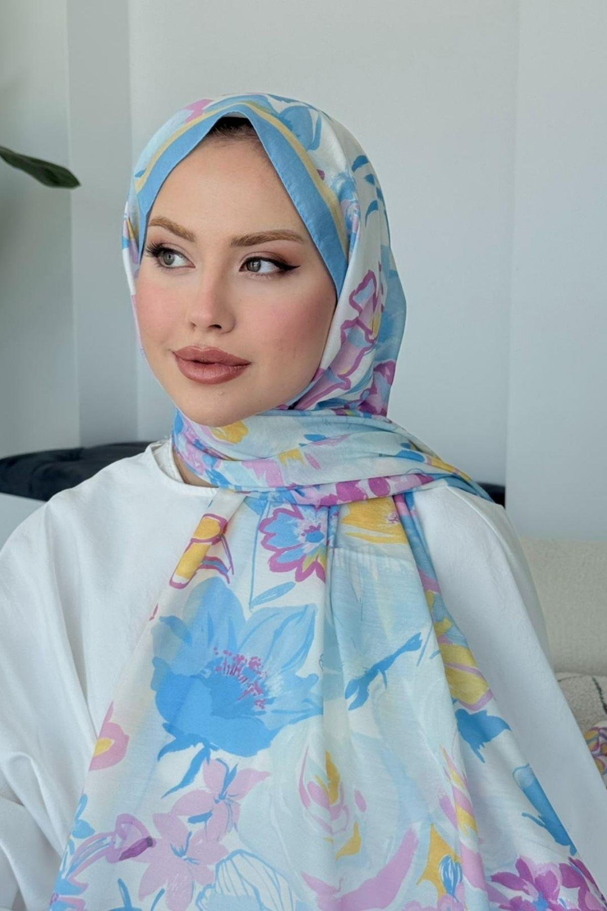 İkra Soft Şal Bebe Mavi, Fiyatları İkra Soft Şal Bebe Mavi- Haza Moda 