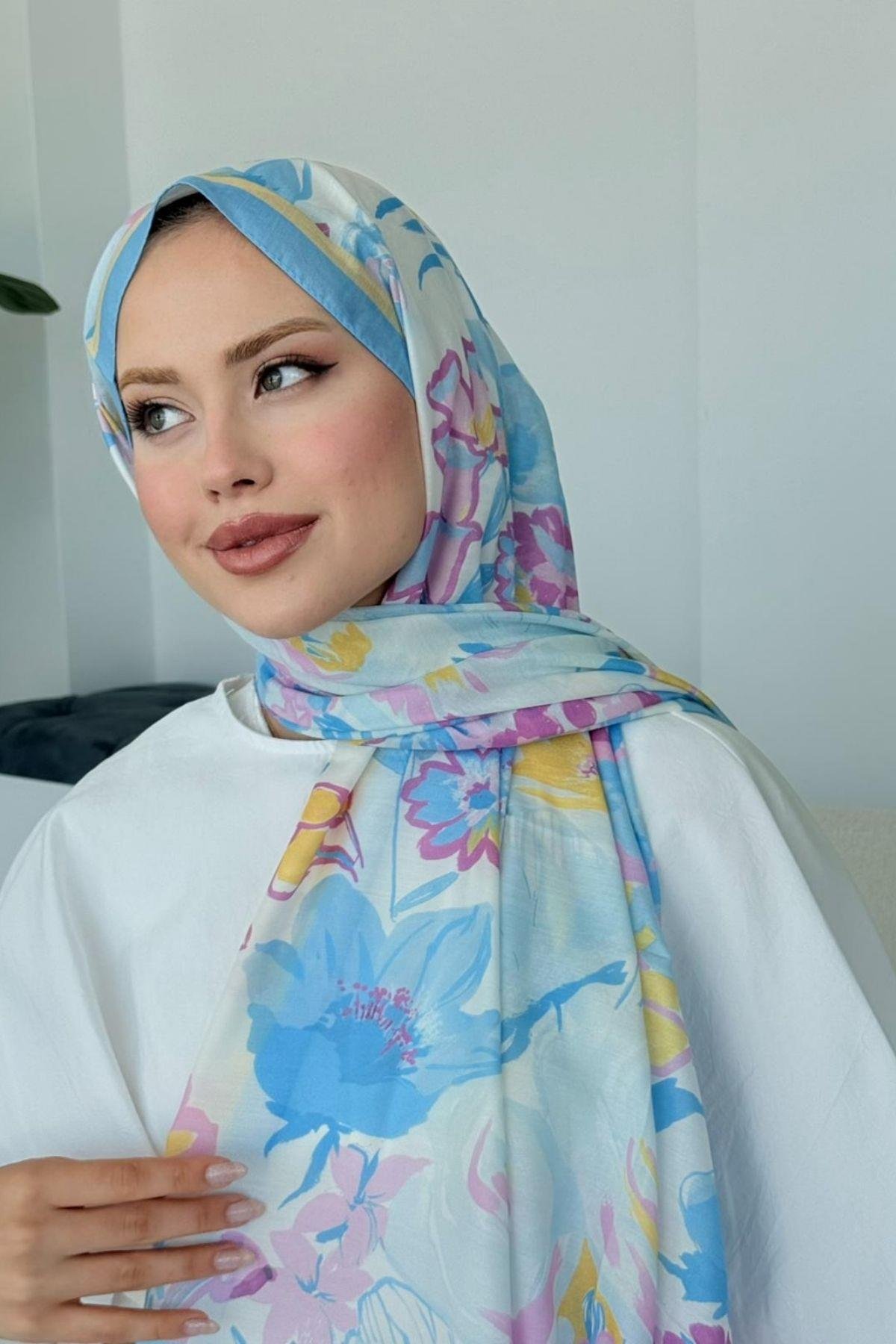 İkra Soft Şal Bebe Mavi, Fiyatları İkra Soft Şal Bebe Mavi- Haza Moda 