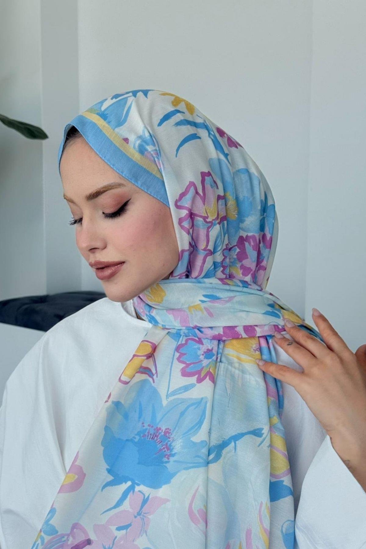 İkra Soft Şal Bebe Mavi, Fiyatları İkra Soft Şal Bebe Mavi- Haza Moda 