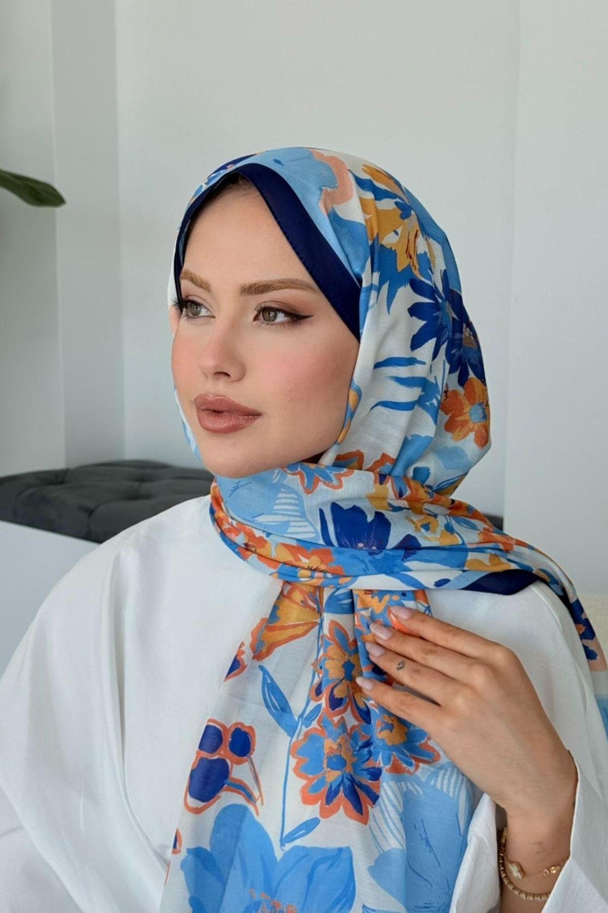 İkra Soft Şal Lacivert, Fiyatları İkra Soft Şal Lacivert- Haza Moda 