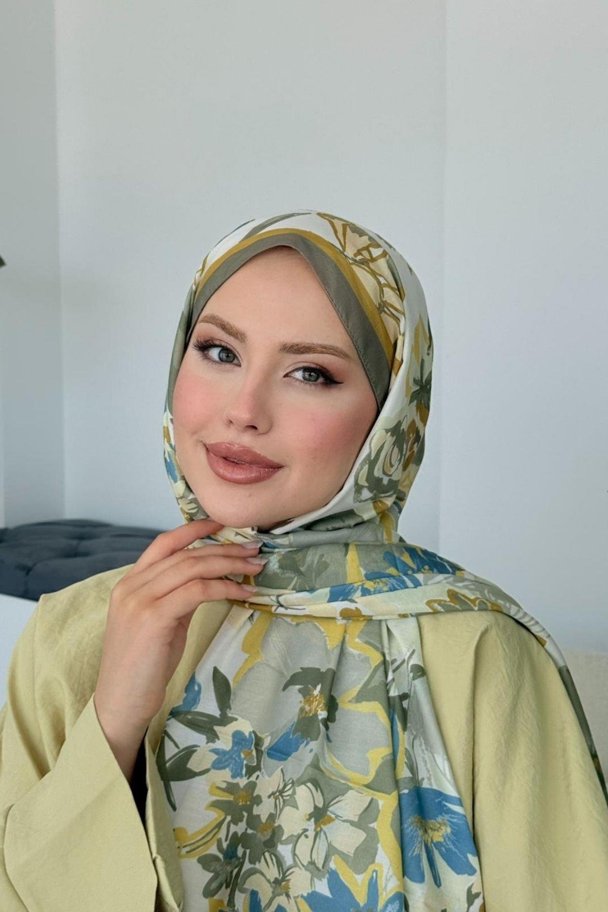 İkra Soft Şal Yeşil, Fiyatları İkra Soft Şal Yeşil- Haza Moda 