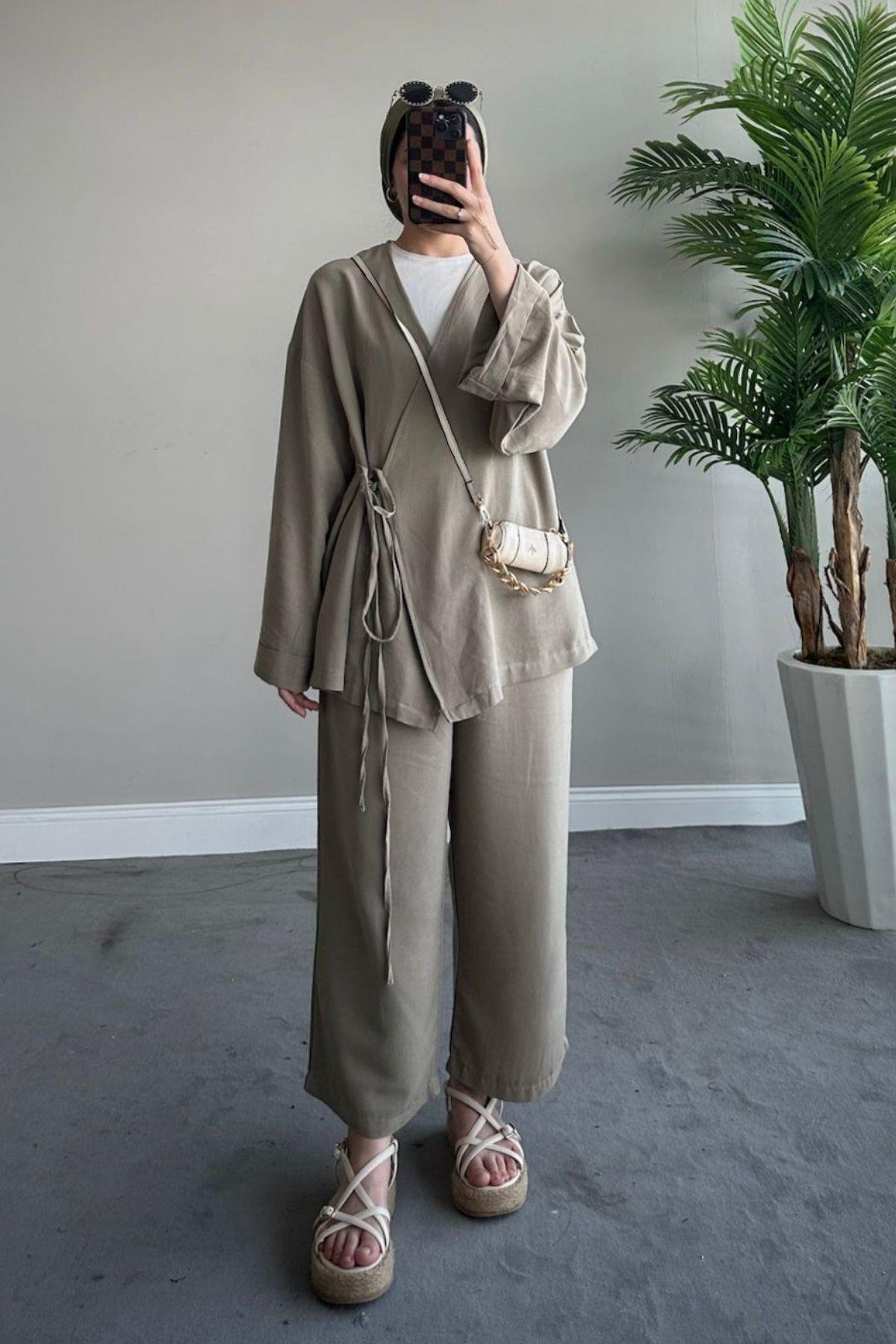 İnce İpli Keten Takım Haki, Fiyatları 