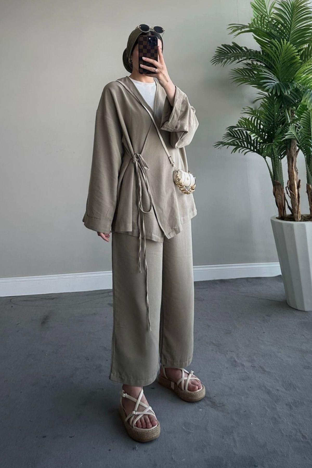 İnce İpli Keten Takım Haki, Fiyatları 