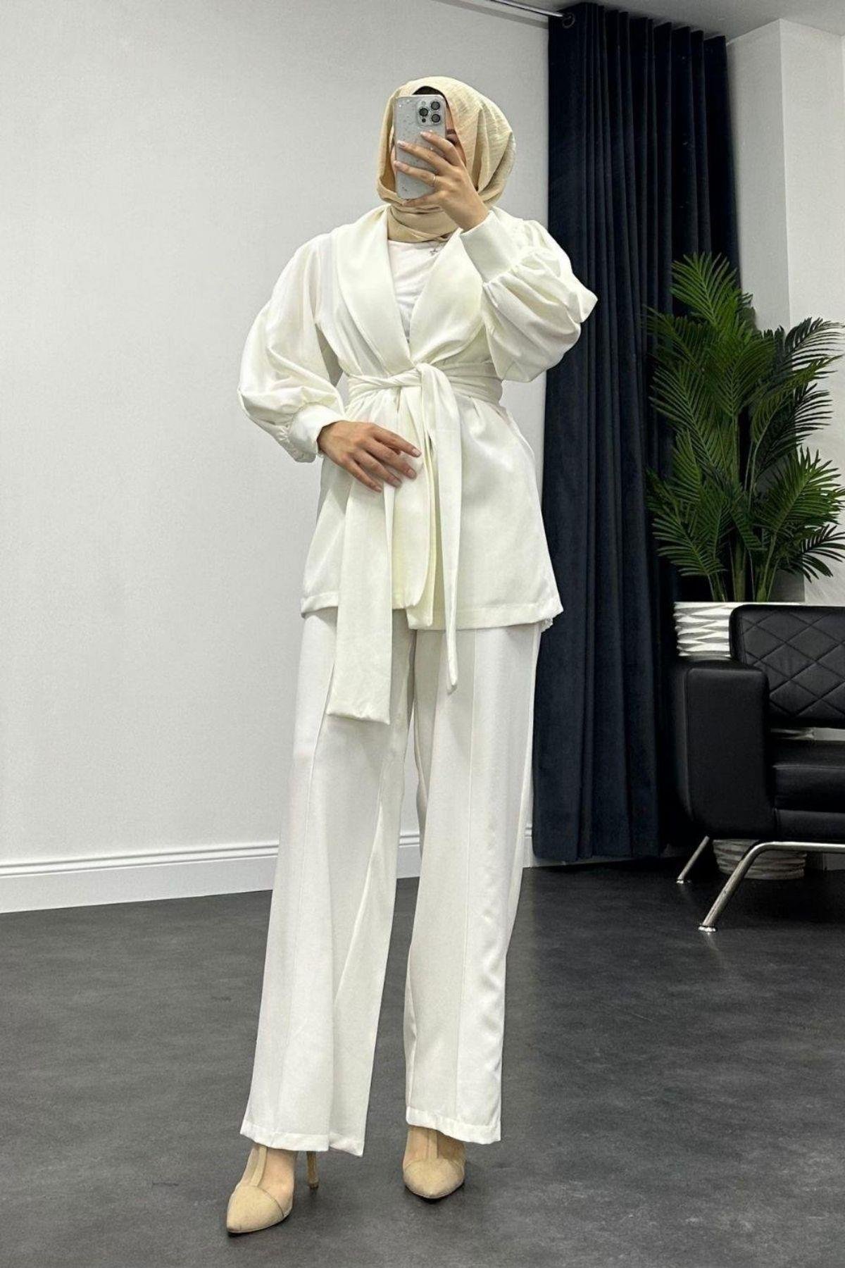 İncela Pantolon Takım Beyaz, Fiyatları 