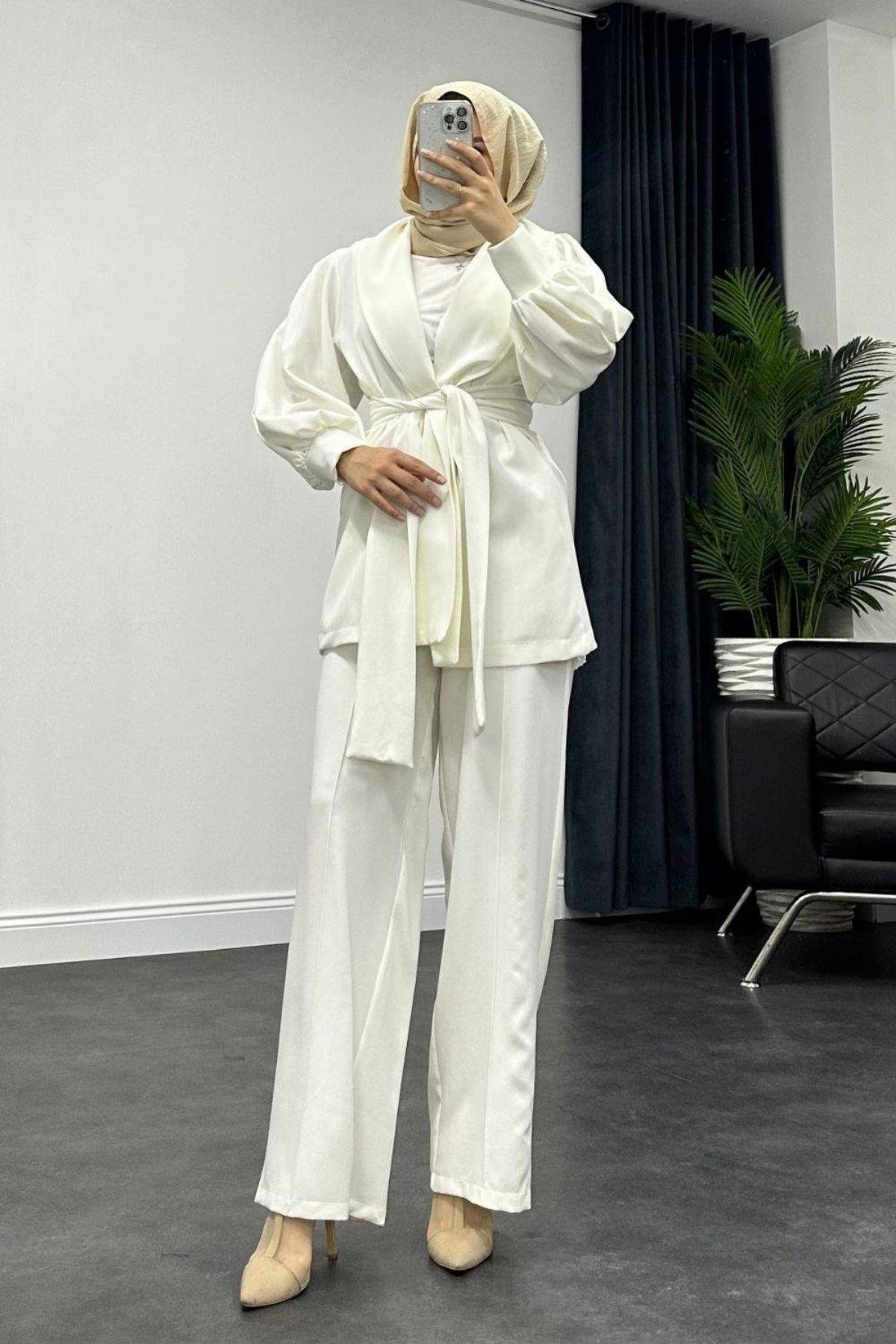 İncela Pantolon Takım Beyaz, Fiyatları 