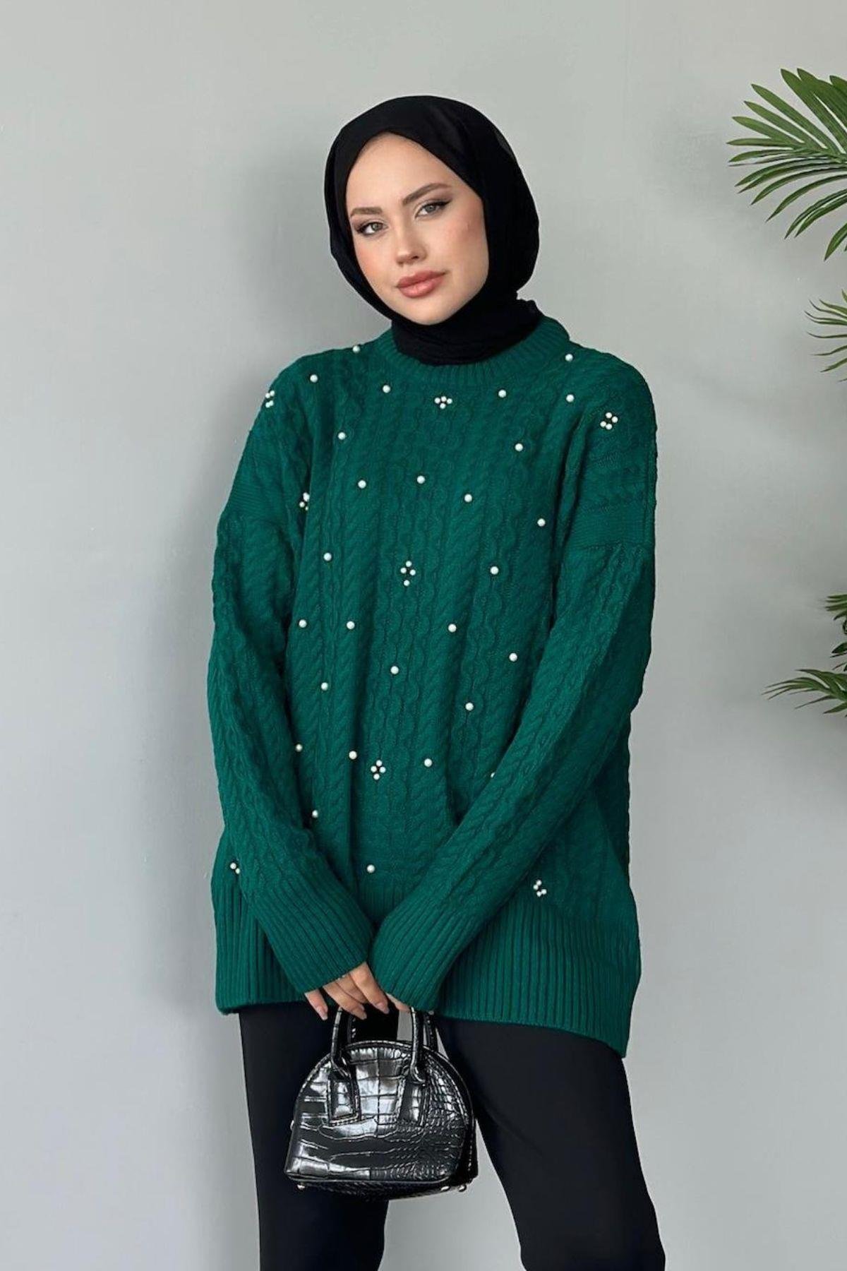 İncili Triko Kazak Zümrüt, Fiyatları 