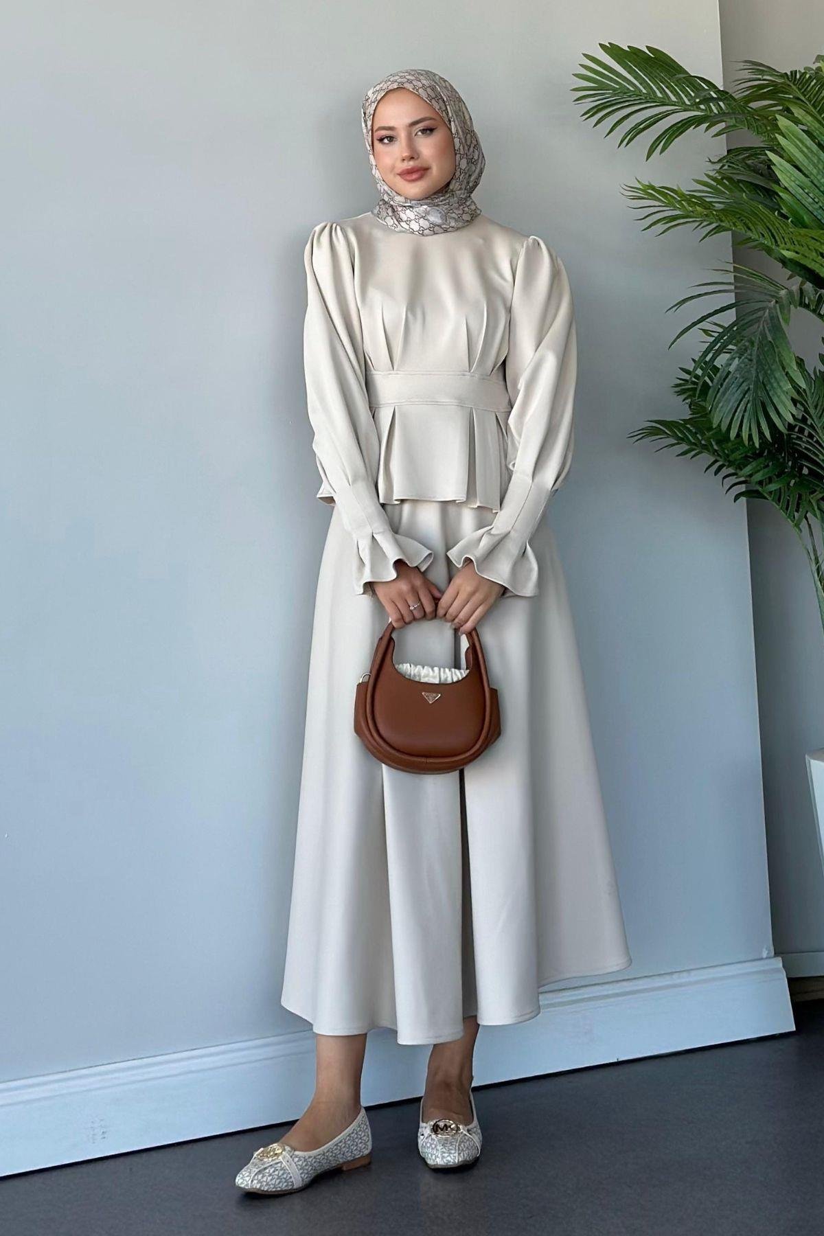 İsabel Etekli Takım Bej, Fiyatları 