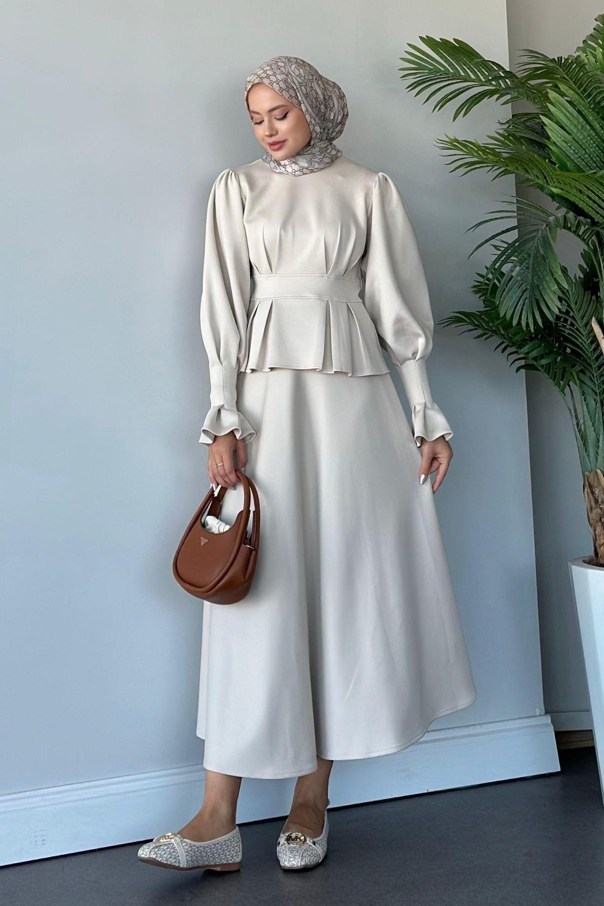 İsabel Etekli Takım Bej, Fiyatları 