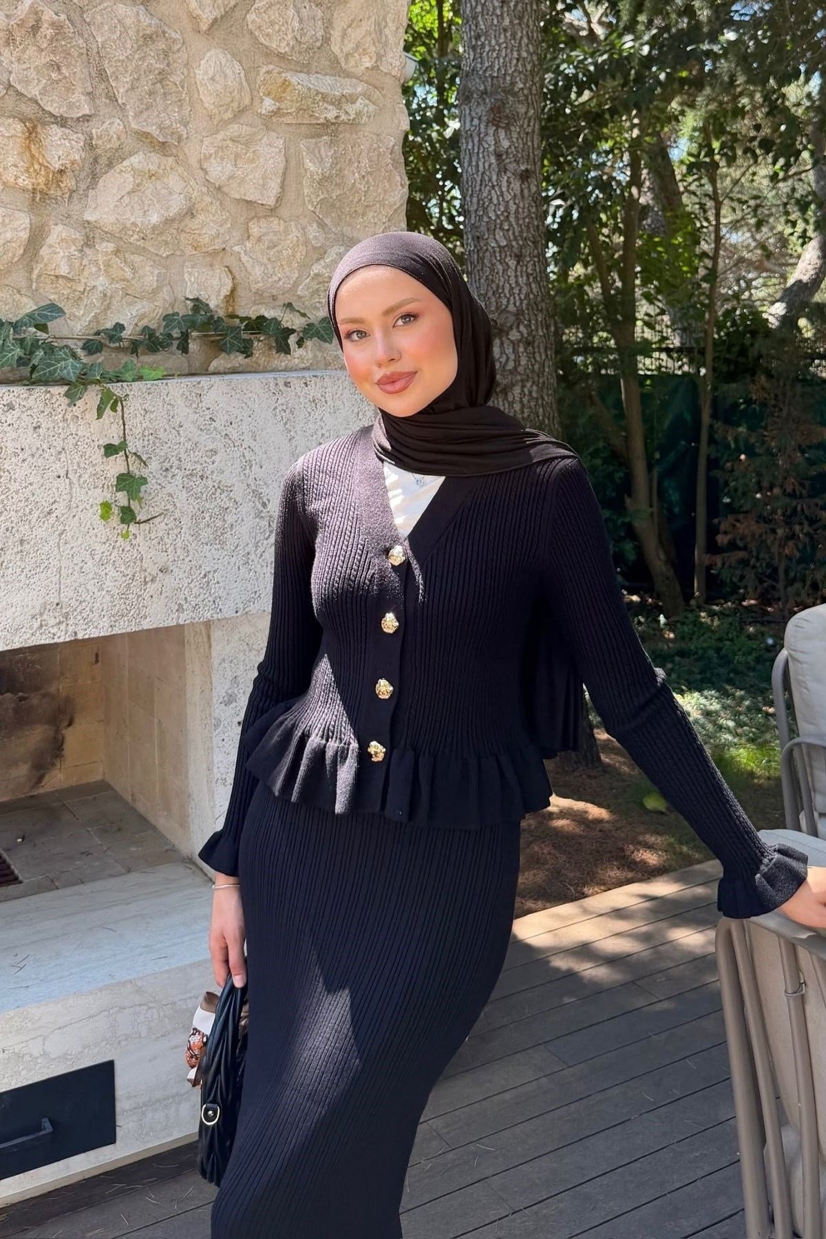 İtalya Fitili Etekli Takım Siyah, Fiyatları 