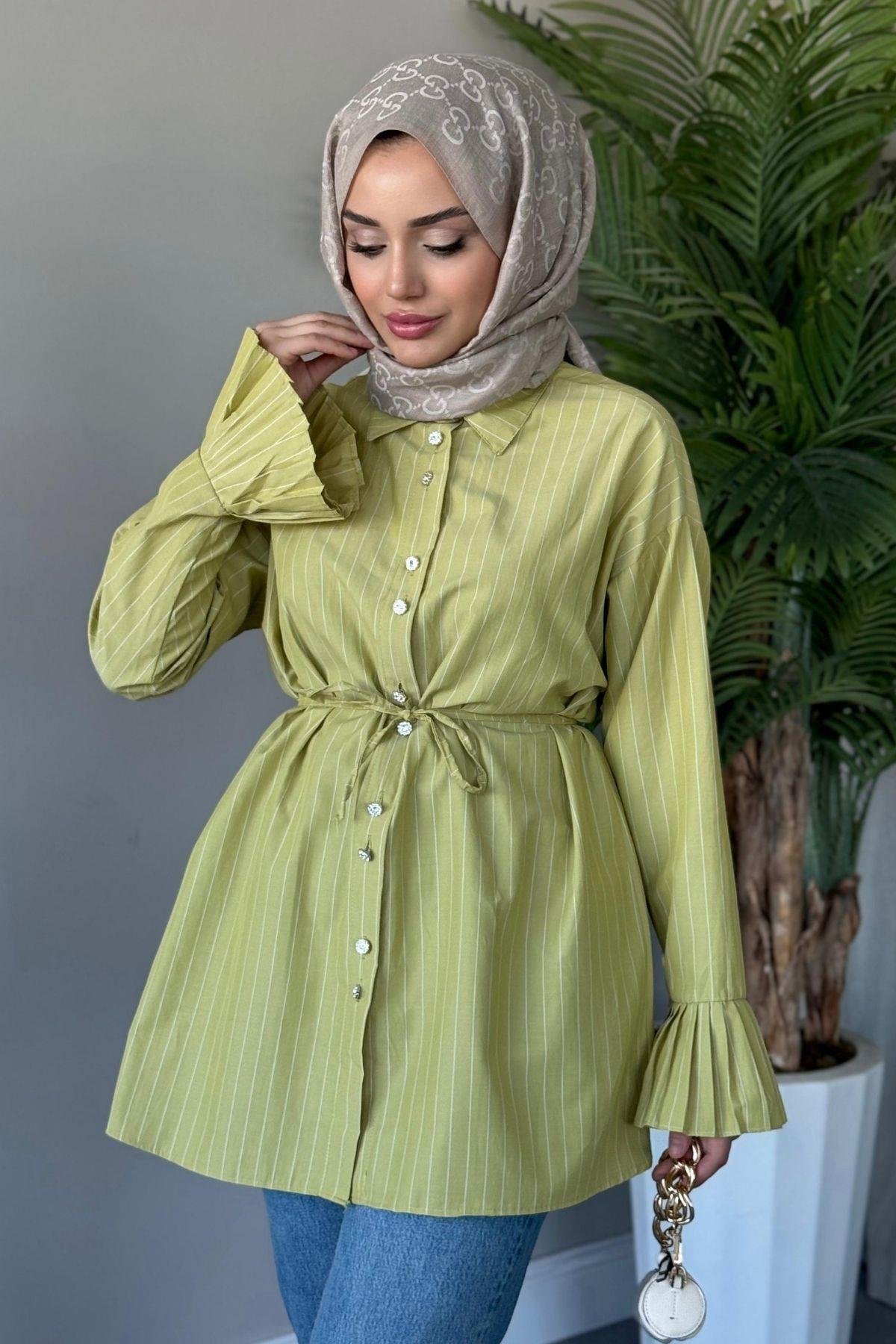 Julya Gömlek Yağyeşili, Fiyatları 