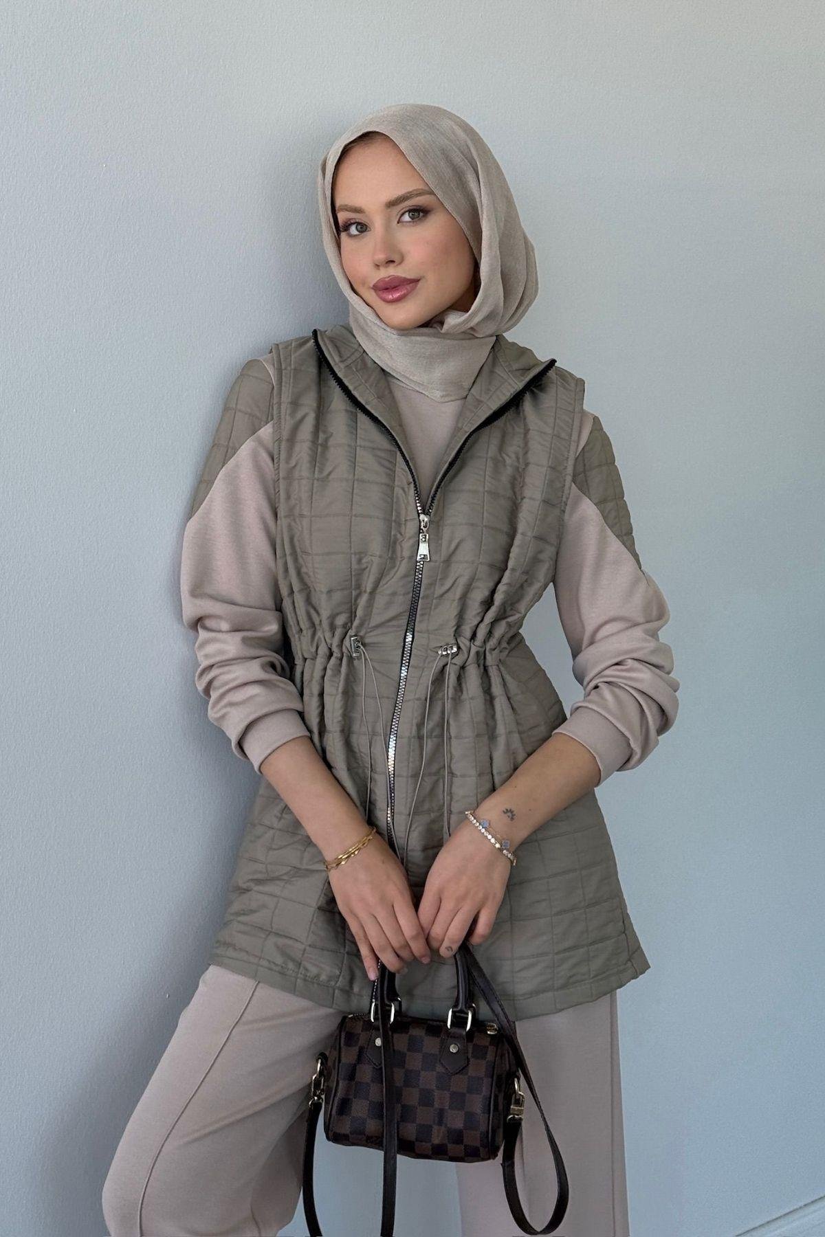 Kapitoneli Üçlü Pamuklu Takım Mint , Fiyatları Kapitoneli Üçlü Pamuklu Takım Mint  Haza Moda 