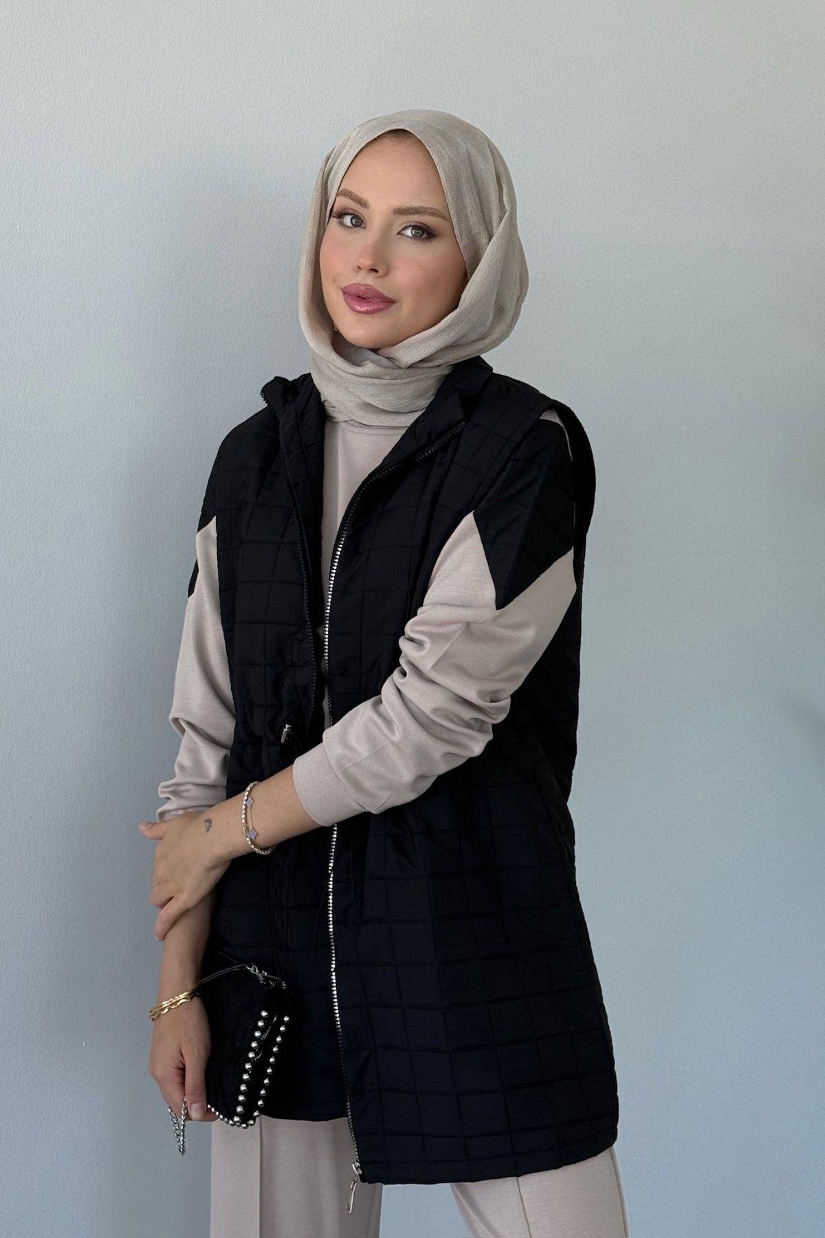 Kapitoneli Üçlü Pamuklu Takım Siyah, Fiyatları Kapitoneli Üçlü Pamuklu Takım Siyah Haza Moda 