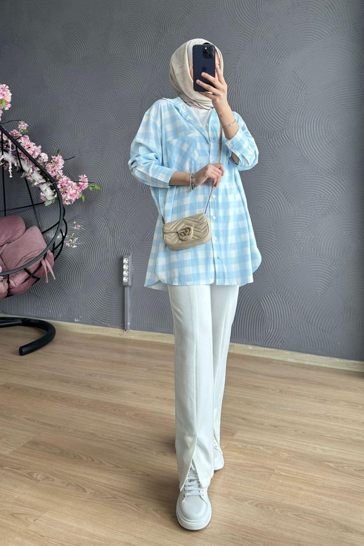 Kareli Gömlek Mavi, Fiyatları 