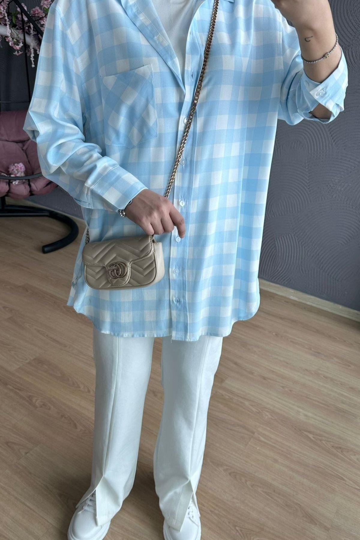 Kareli Gömlek Mavi, Fiyatları 