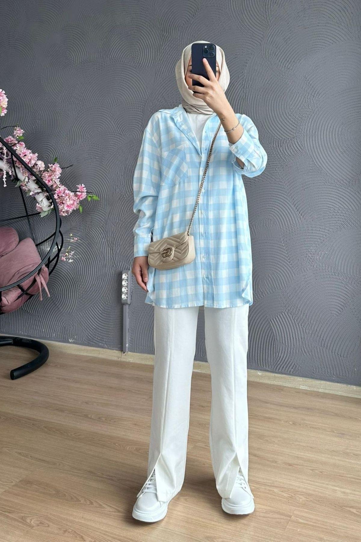 Kareli Gömlek Mavi, Fiyatları 