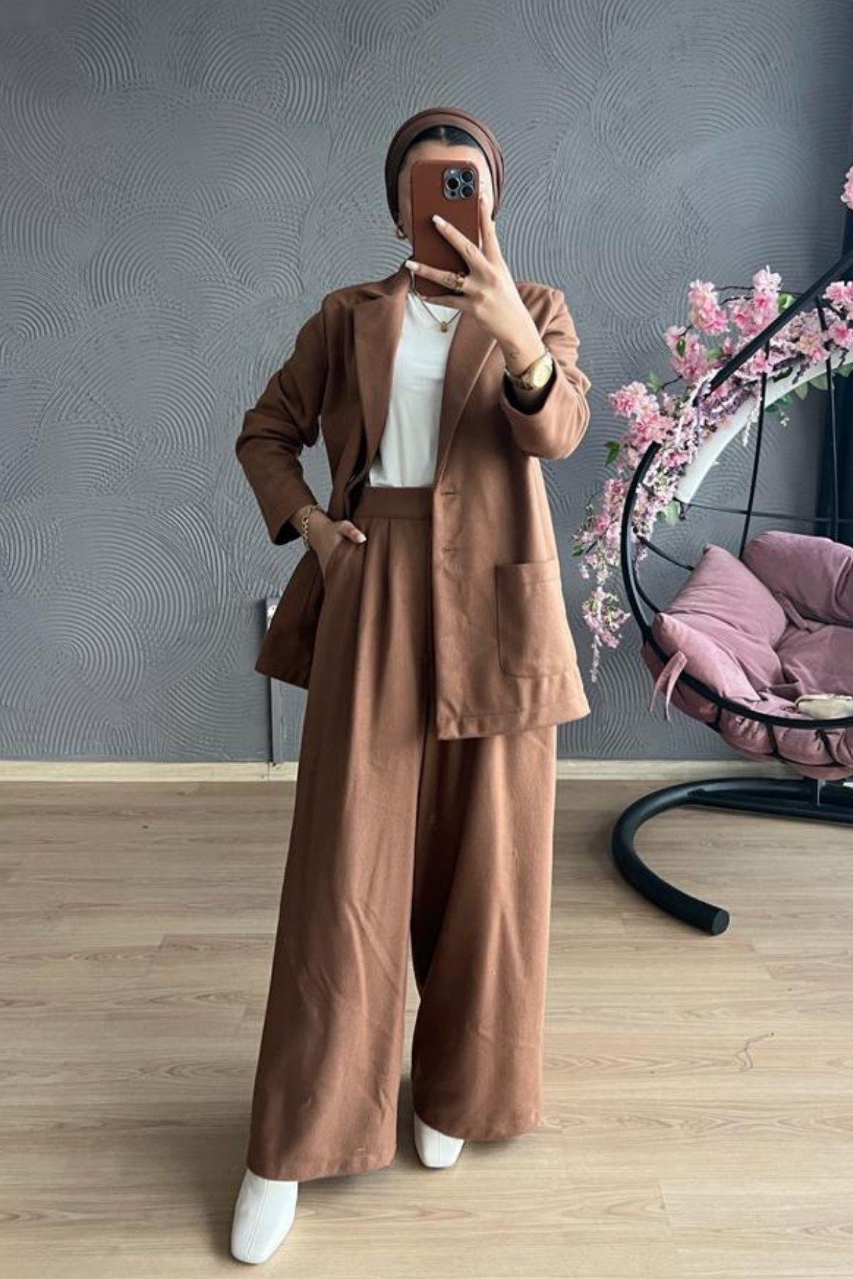 Kaşe Kaban KAHVE, Fiyatları TABA Kaşe Kaban-GRİ – Haza Moda | Tesettür Giyim