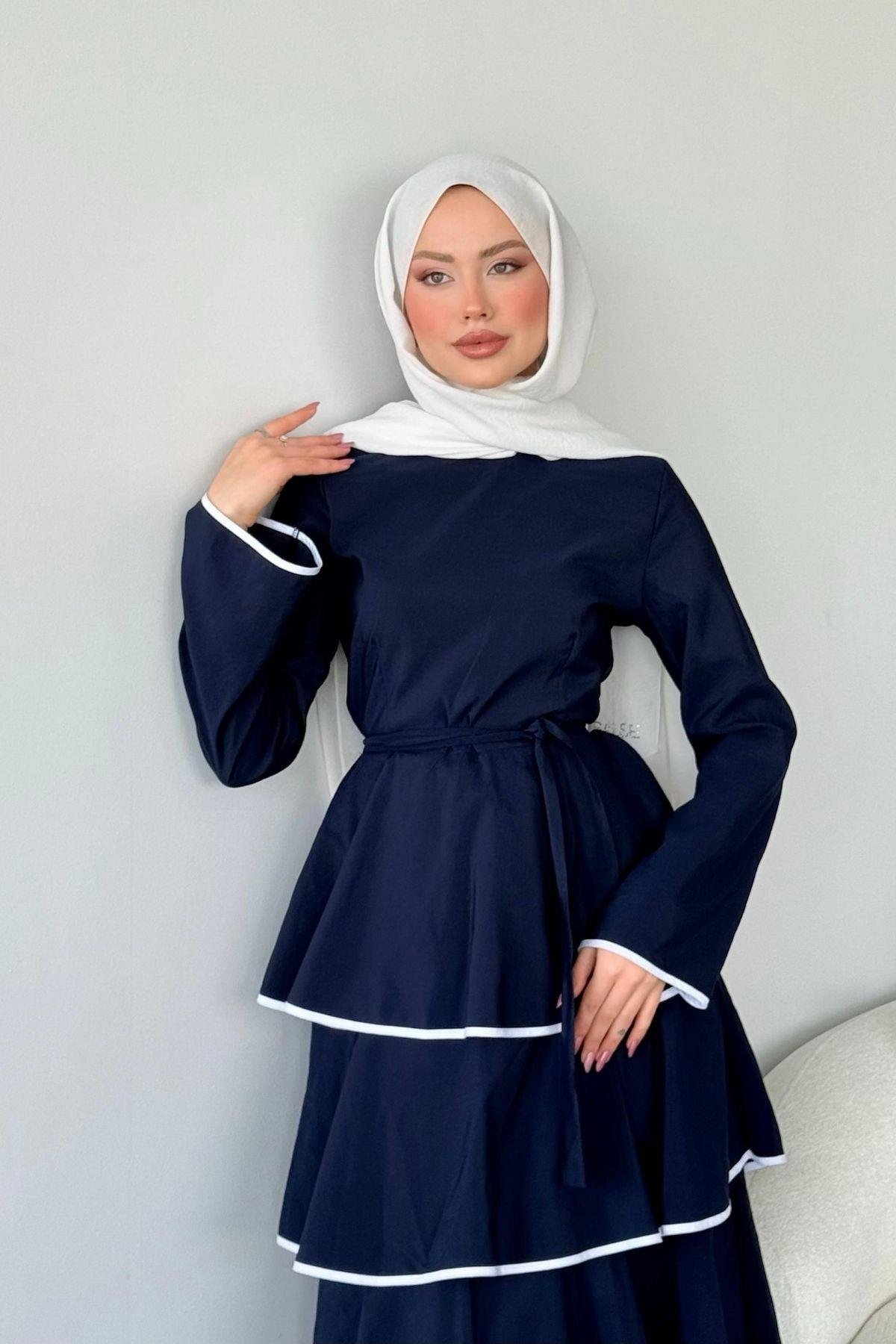 Kat Kat Elbise Lacivert, Fiyatları 