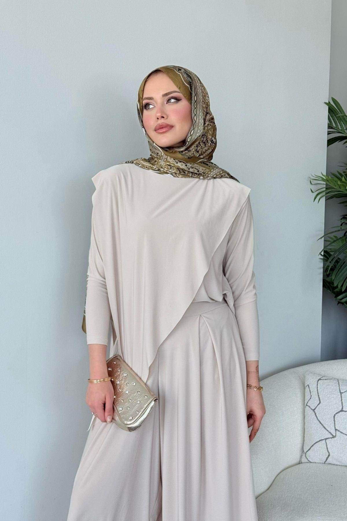 Katar Sandy Takım Bej, Fiyatları Katar Sandy Takım Siyah Haza Moda 