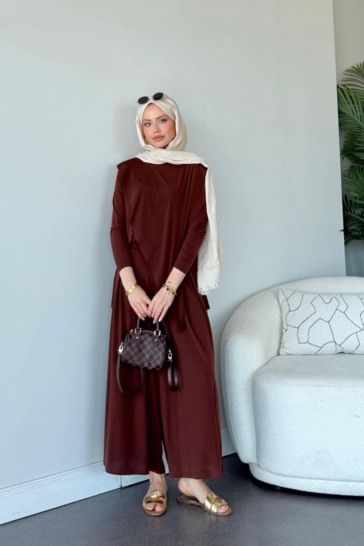 Katar Sandy Takım Kahve, Fiyatları Katar Sandy Takım Kahve- Haza Moda 