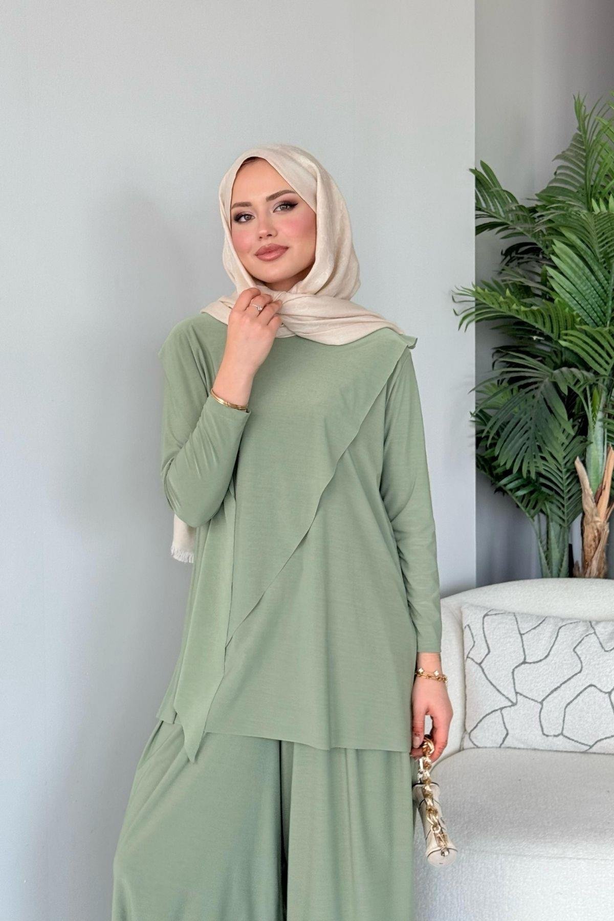 Katar Sandy Takım Mint, Fiyatları Katar Sandy Takım Mint Haza Moda 