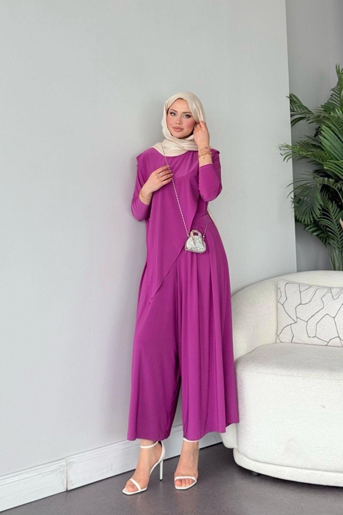 Katar Sandy Takım Mürdüm, Fiyatları Katar Sandy Takım Mürdüm Haza Moda 