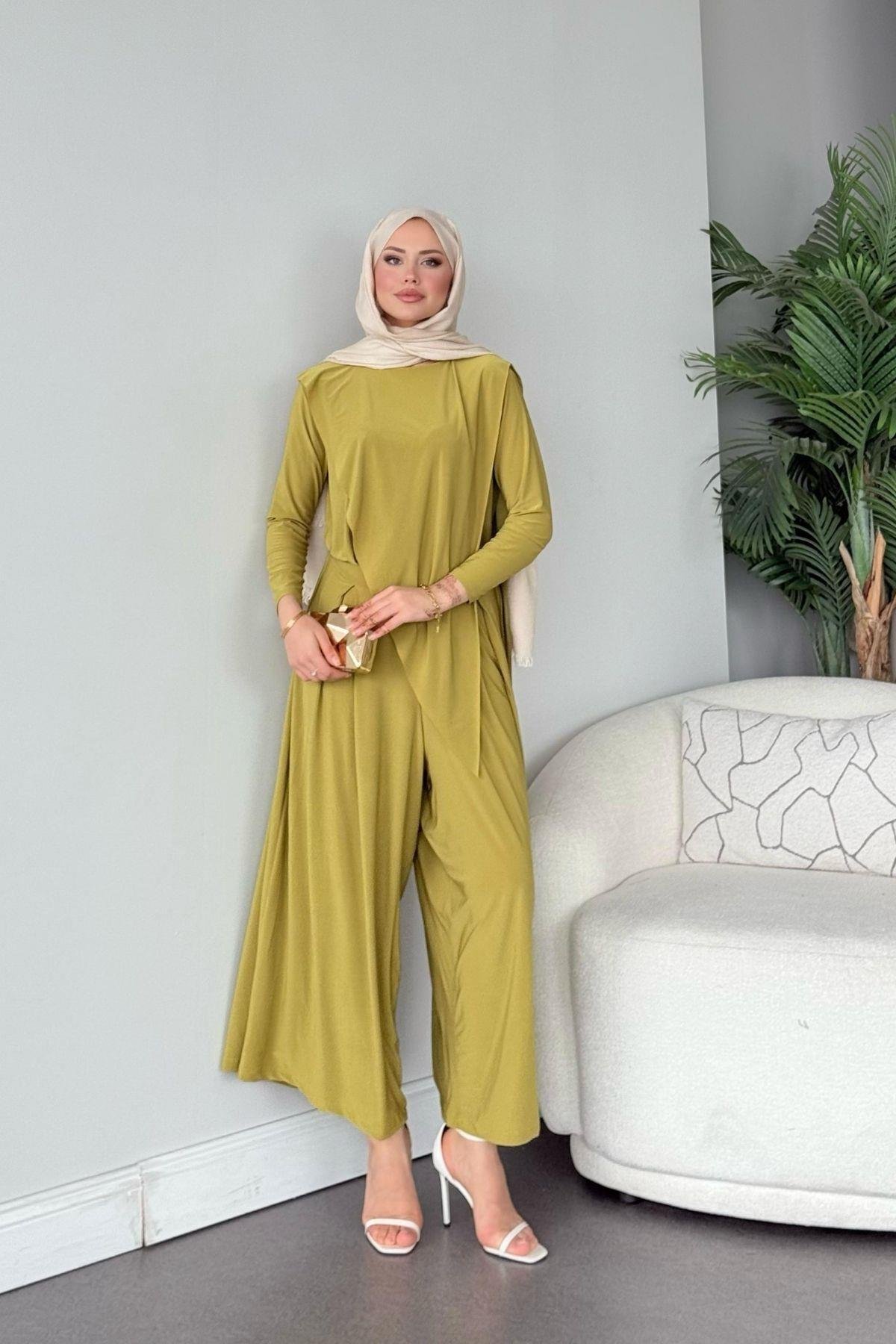 Katar Sandy Takım Yağ Yeşili, Fiyatları Katar Sandy Takım Yağ Yeşili Haza Moda 