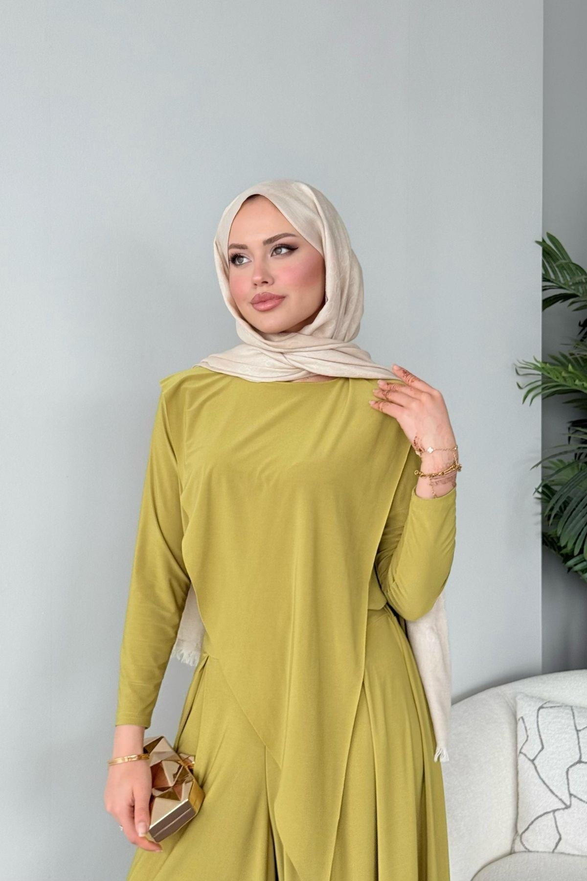 Katar Sandy Takım Yağ Yeşili, Fiyatları Katar Sandy Takım Yağ Yeşili Haza Moda 