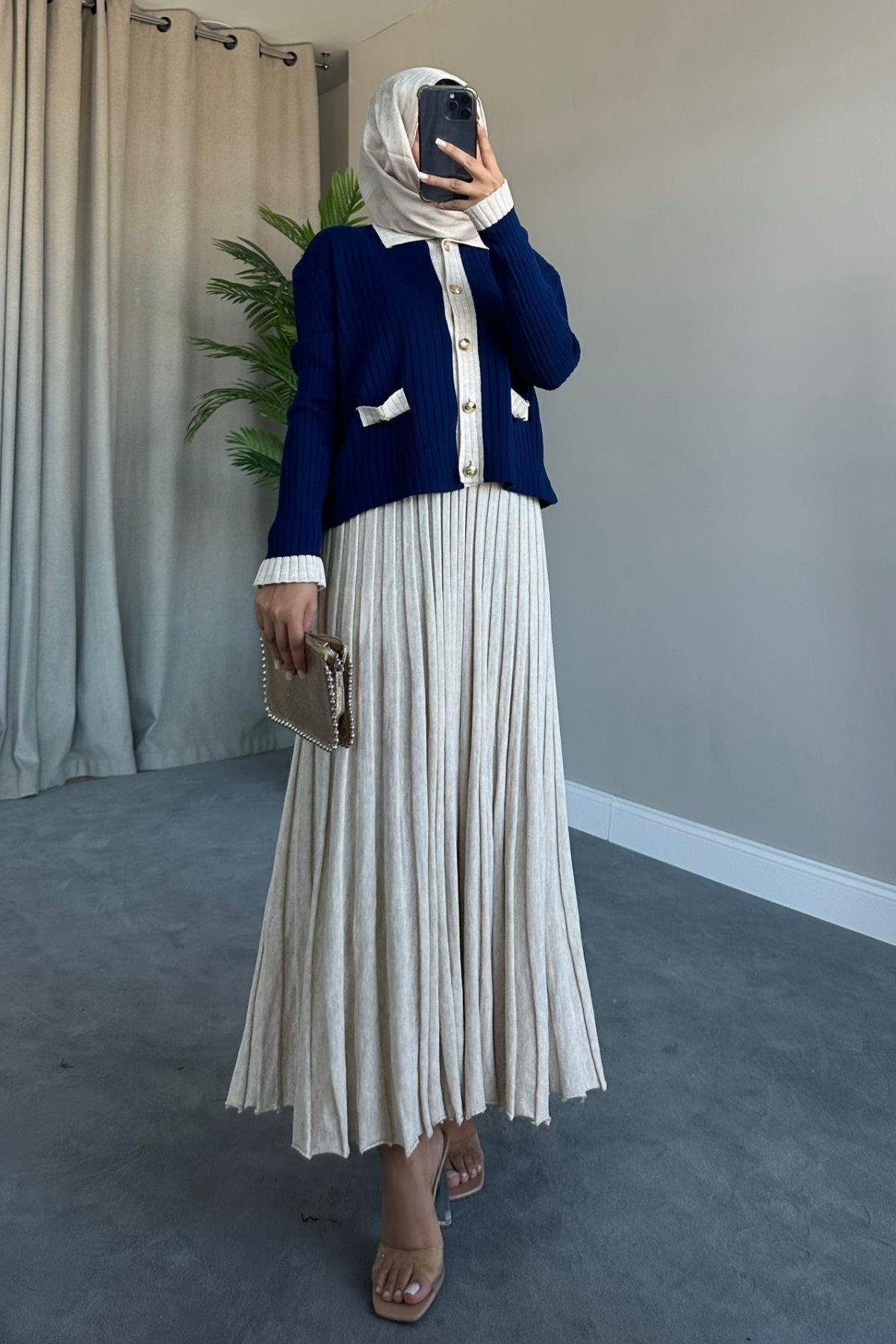 Kayra Triko Etekli Takım Lacivert, Fiyatları 