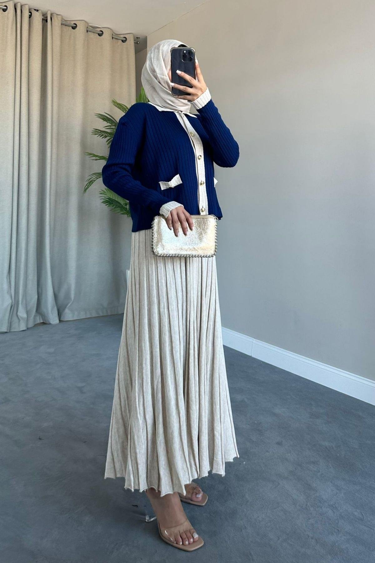 Kayra Triko Etekli Takım Lacivert, Fiyatları 