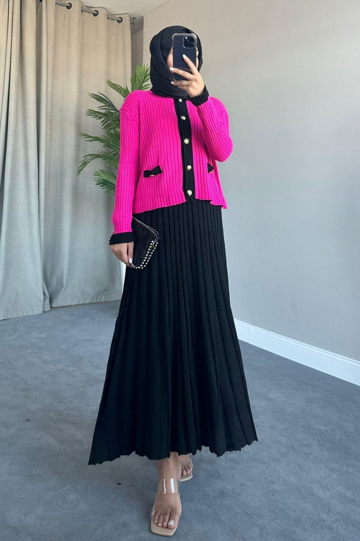 Kayra Triko Etekli Takım Pembe, Fiyatları 