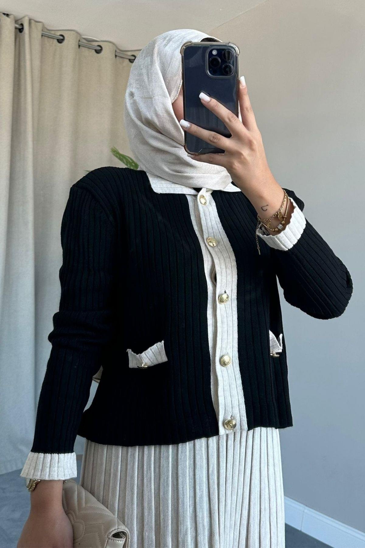 Kayra Triko Etekli Takım Siyah, Fiyatları 