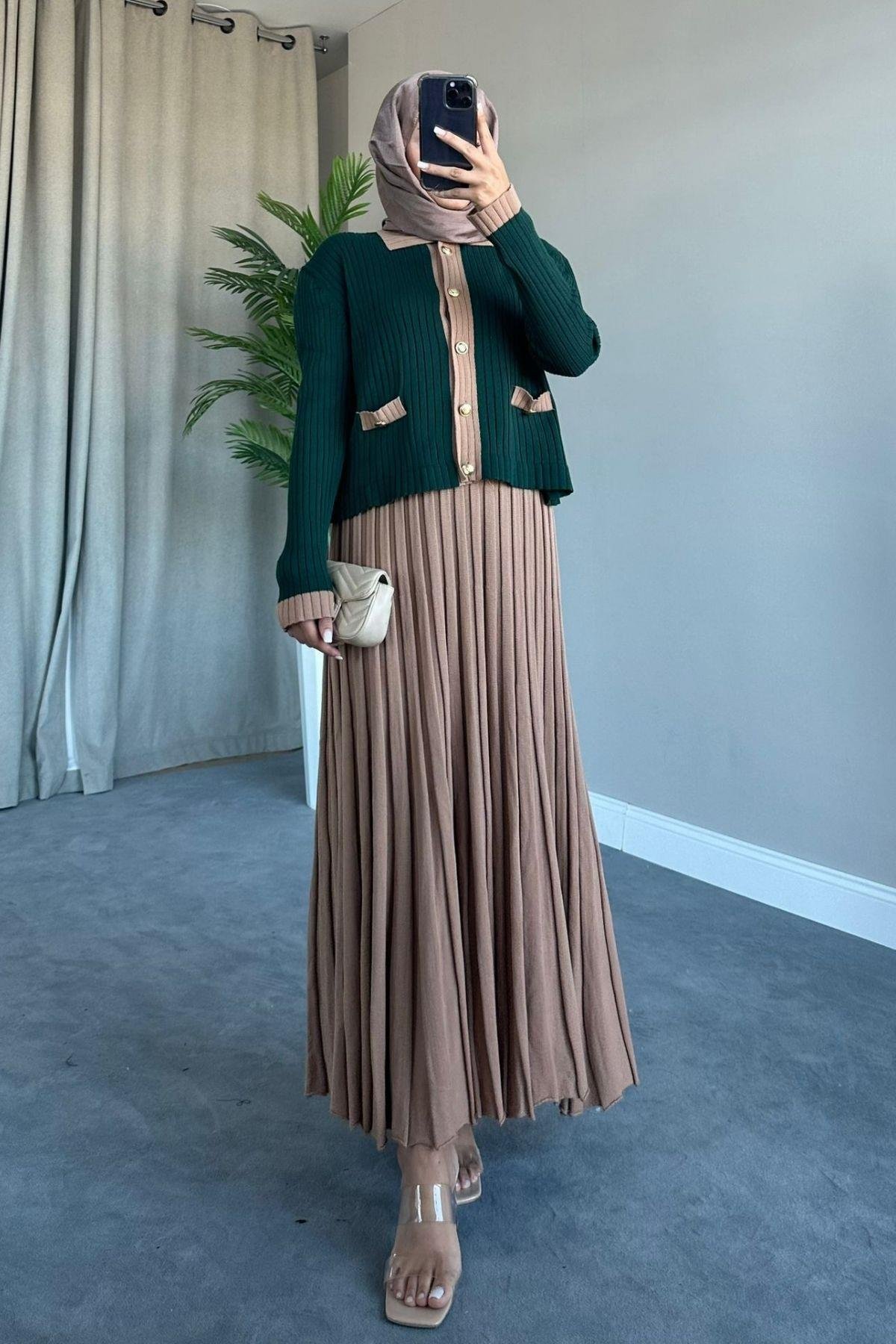 Kayra Triko Etekli Takım Yeşil, Fiyatları 