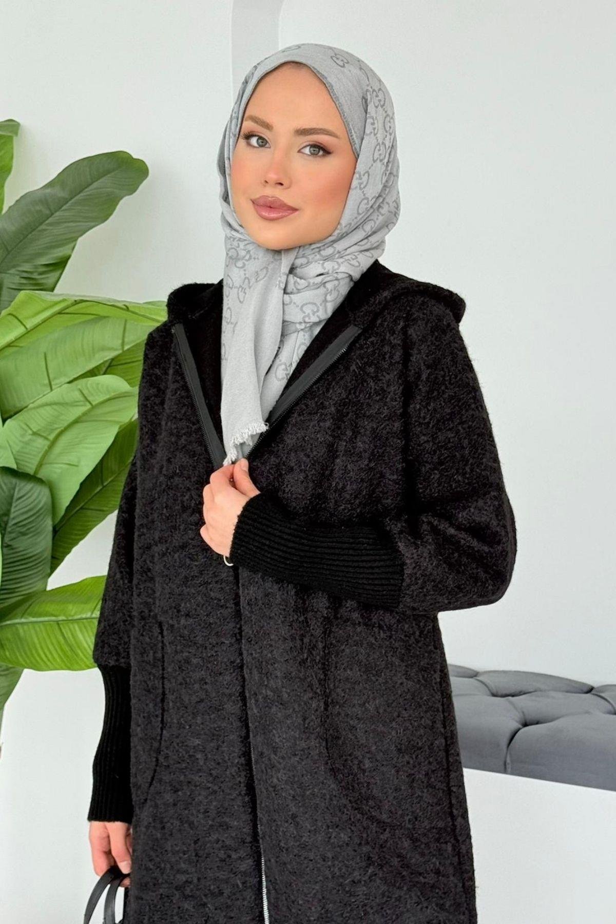 Keçe Fermuarlı Kaban Siyah, Fiyatları 