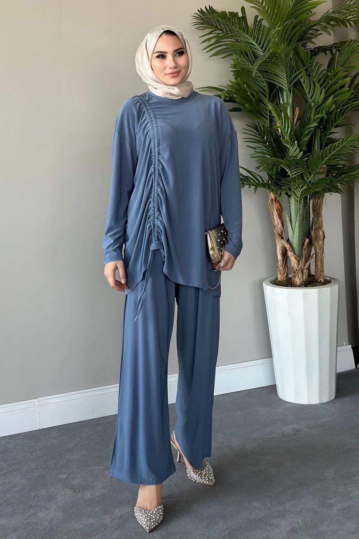 Kıvılcım Pantolon Takım İndigo, Fiyatları 