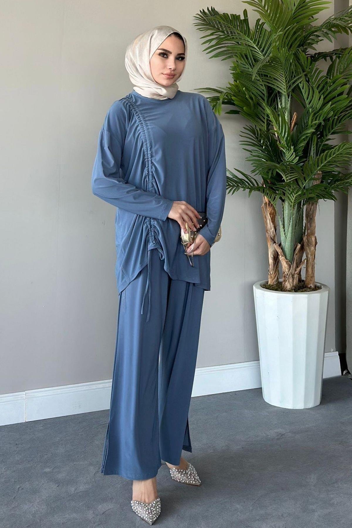 Kıvılcım Pantolon Takım İndigo, Fiyatları 