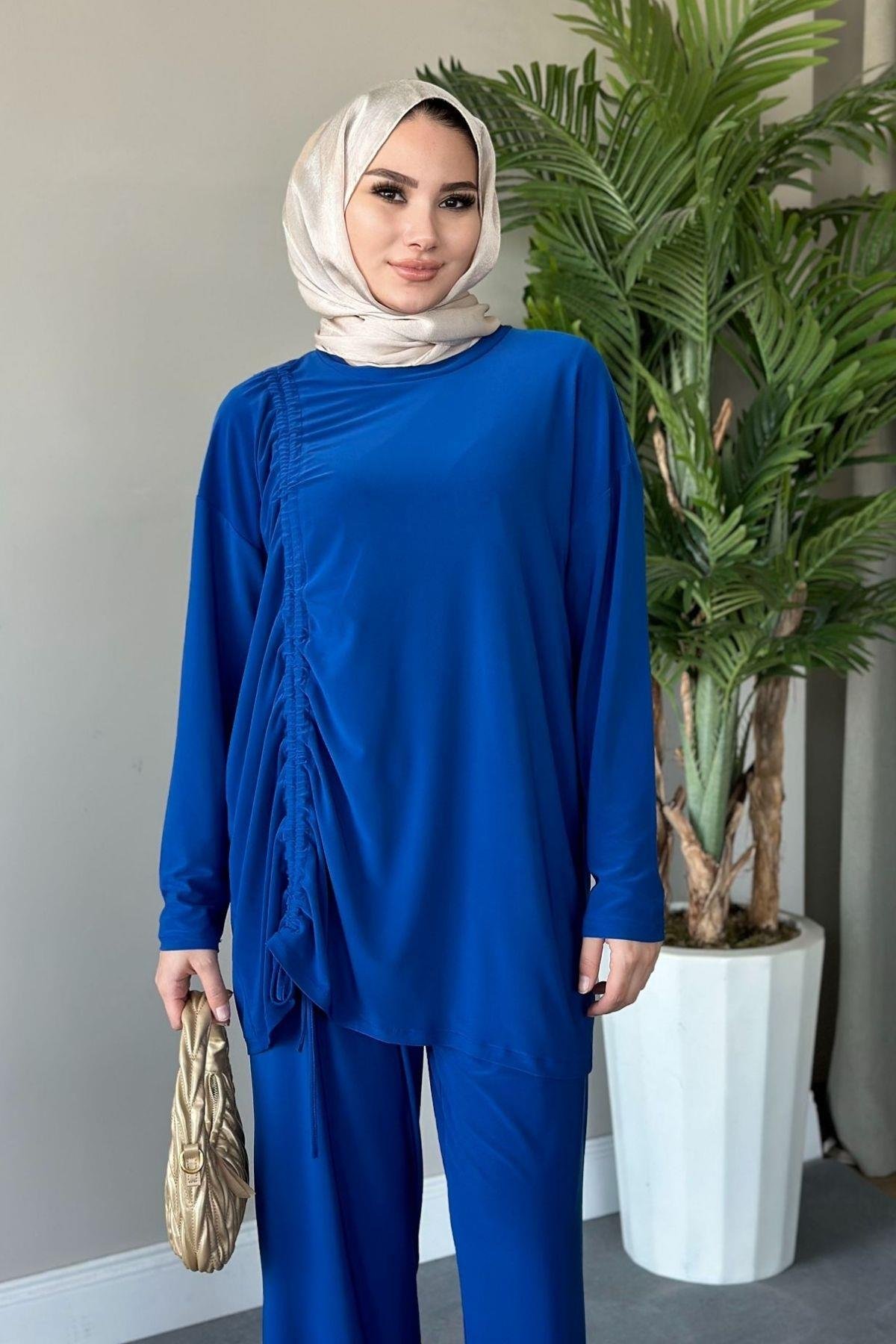 Kıvılcım Pantolon Takım Saks, Fiyatları 