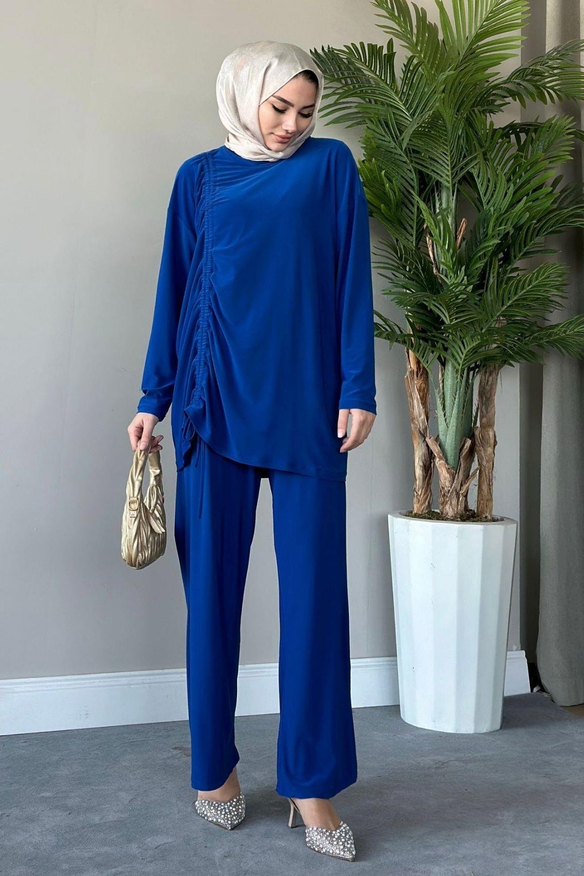 Kıvılcım Pantolon Takım Saks, Fiyatları 