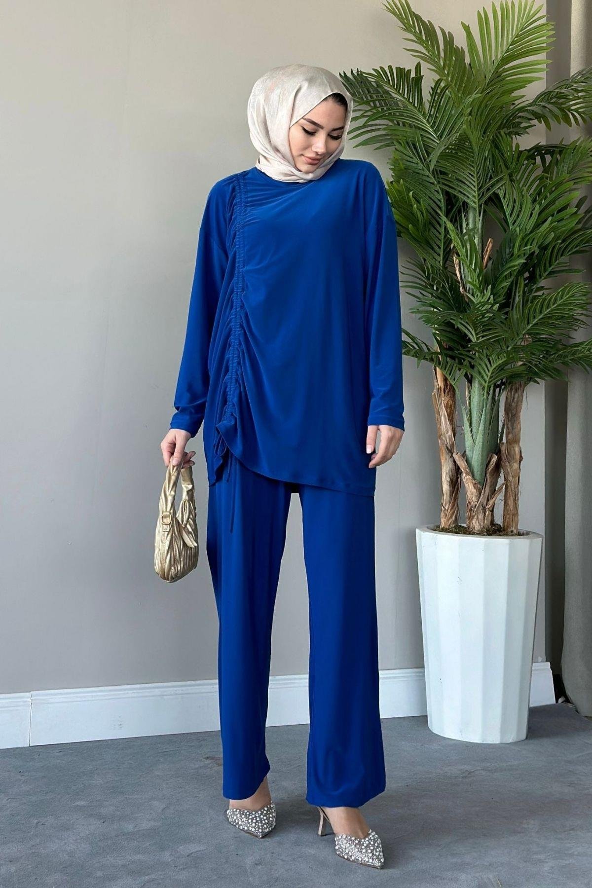 Kıvılcım Pantolon Takım Saks, Fiyatları 