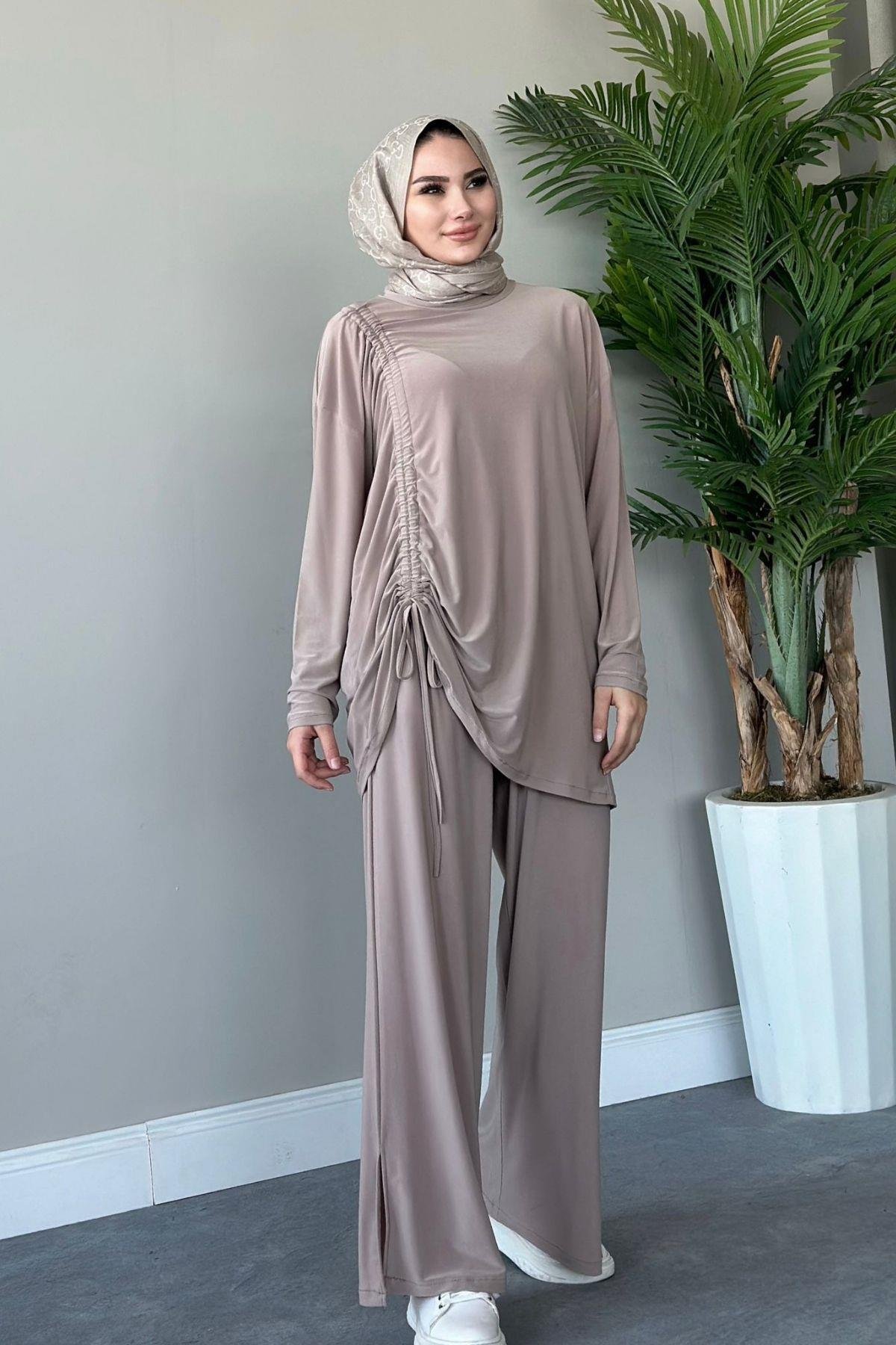 Kıvılcım Pantolon Takım Vizon, Fiyatları 